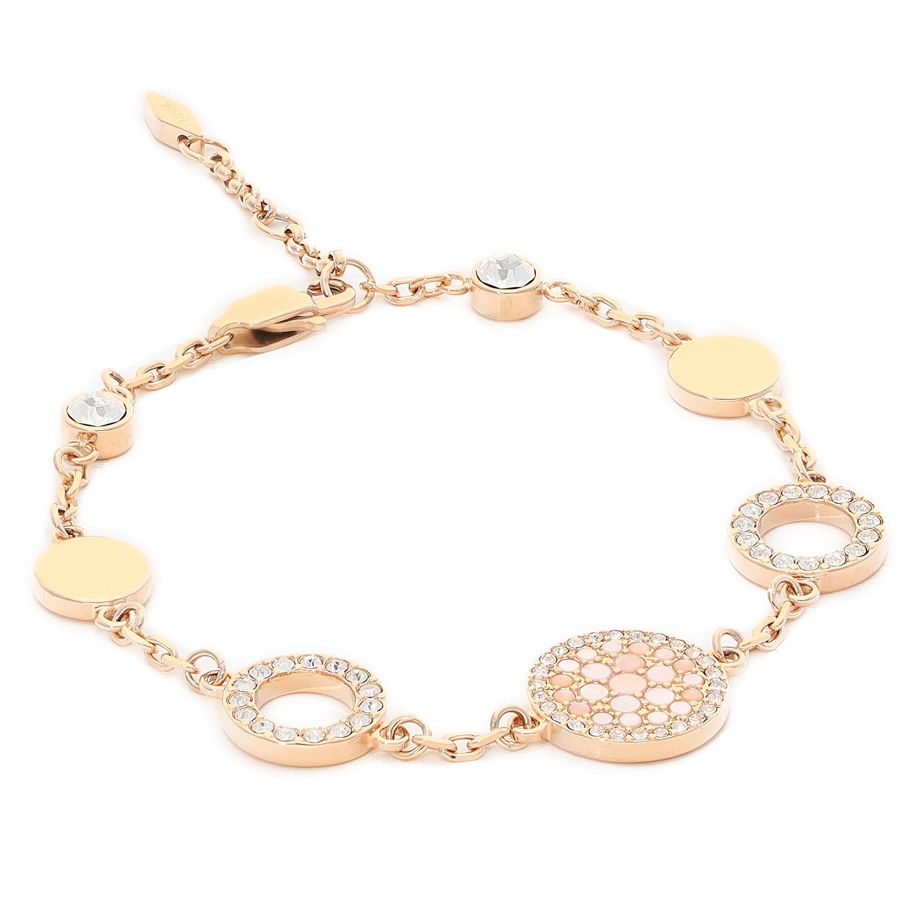 Bracelet Fossil Pink Mop JF01739791 Or
