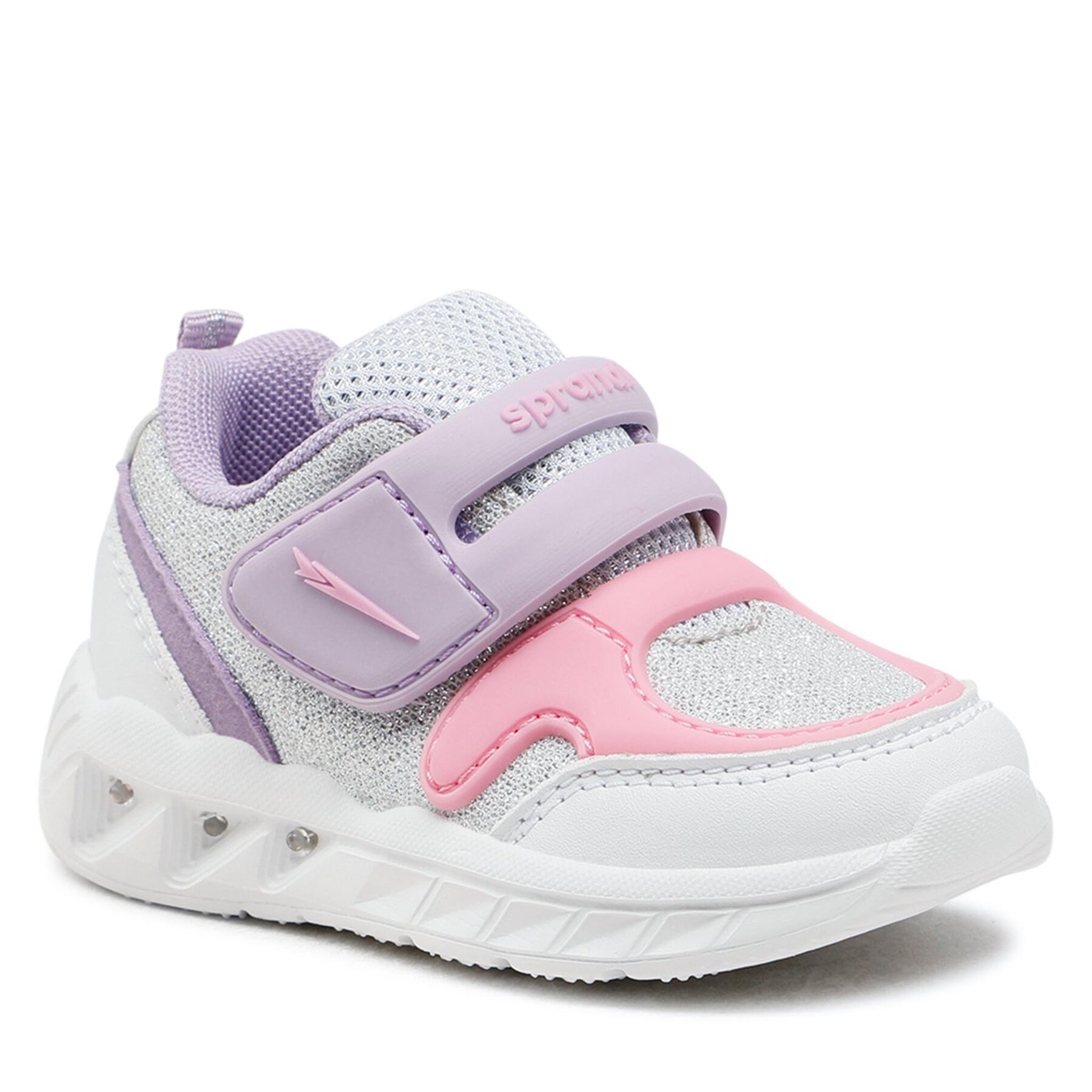 Kinder Sneakers Sprandi, Schuhgröße 22, Silberfarben, CP23-6078(II)DZ