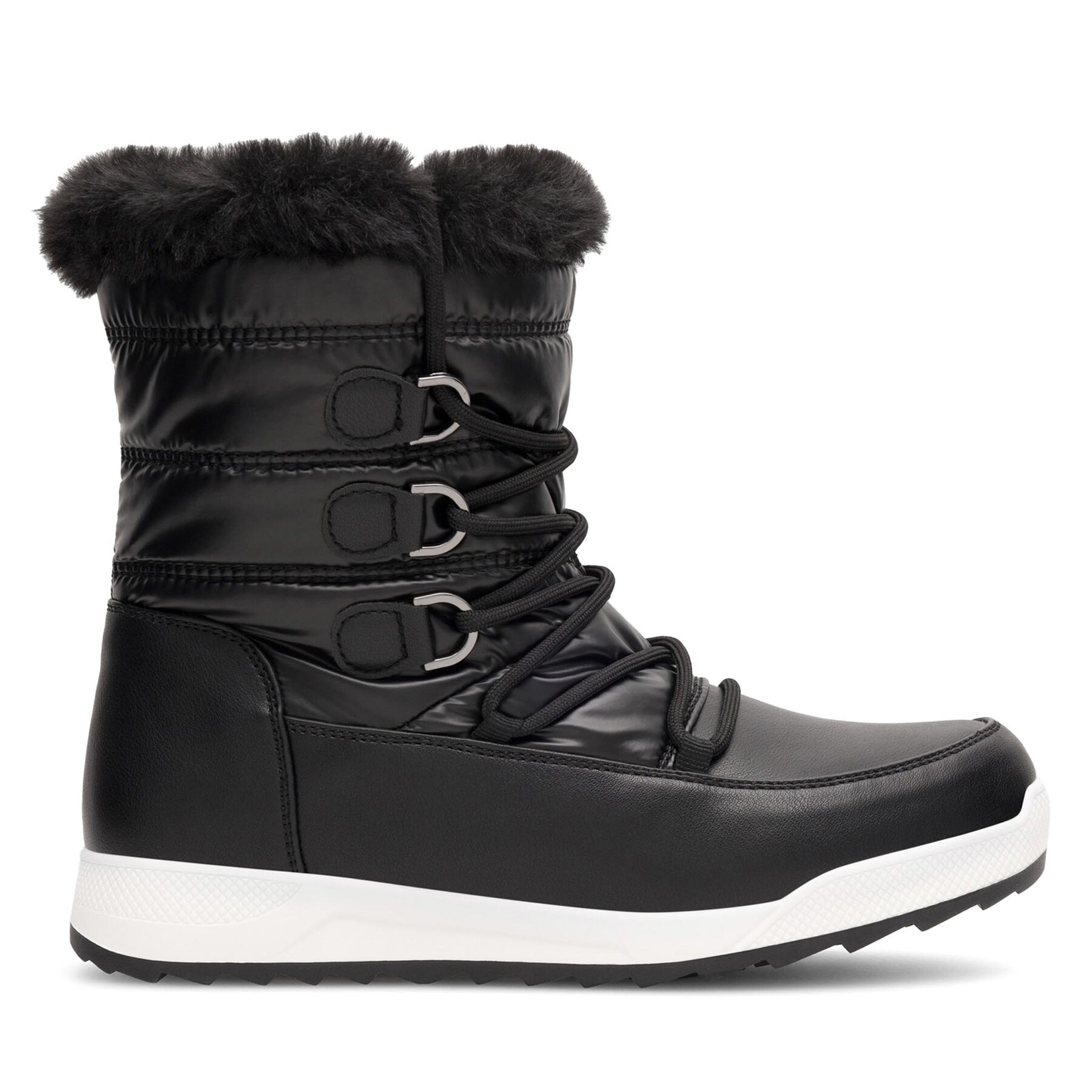 Damen Schneeschuhe Clara Barson, Schuhgröße 36, Schwarz, Klarise WSS21007-01