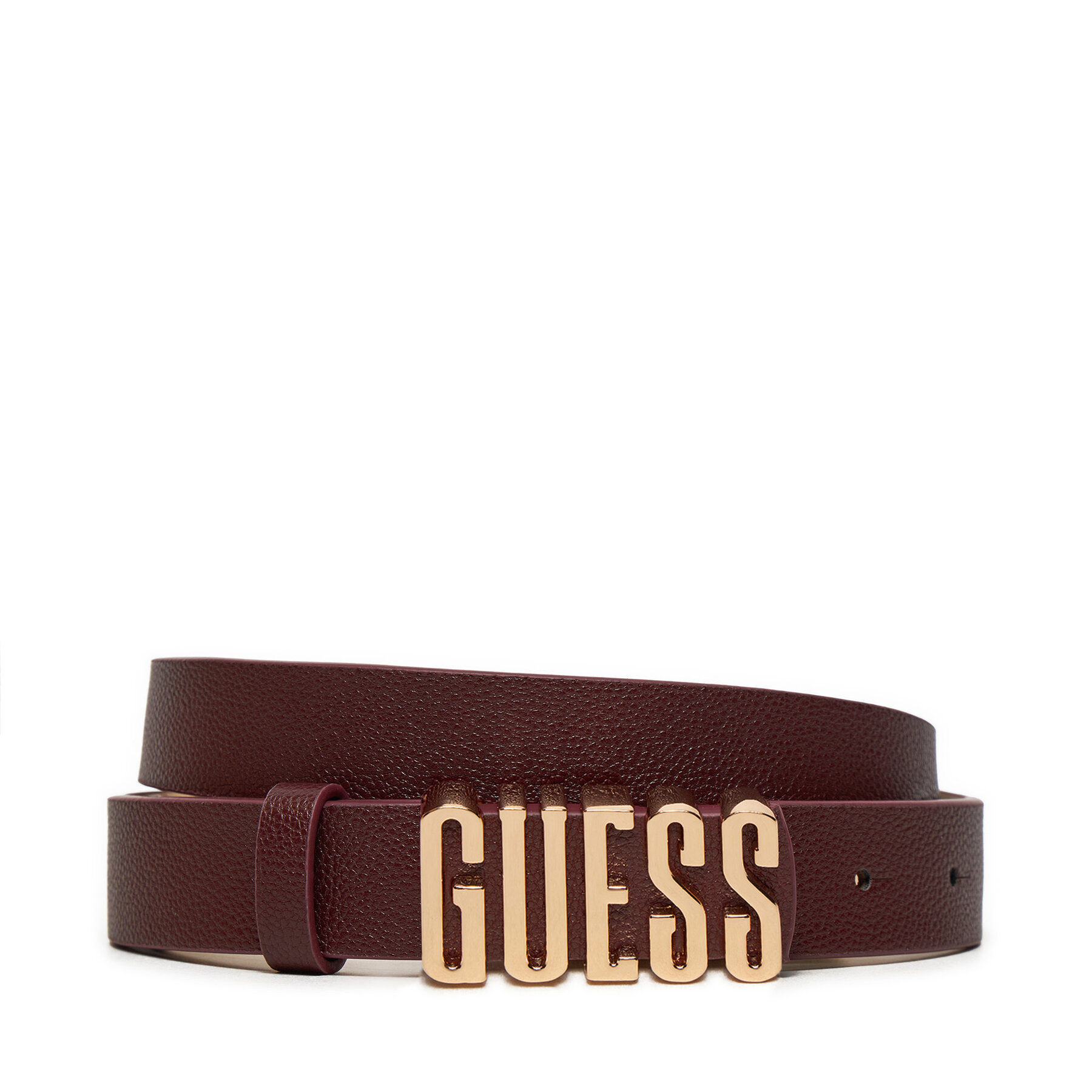 Pasek Damski Guess, Rozmiar L Bordowy BW9114 P4225