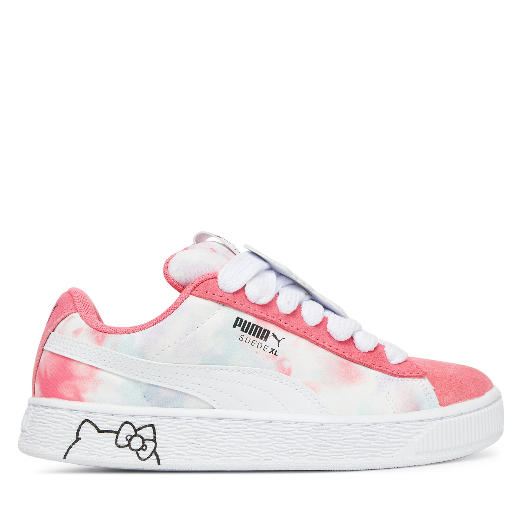 Sneakersy Puma Suede XL HK&FR Jr 403225 01 Ružová