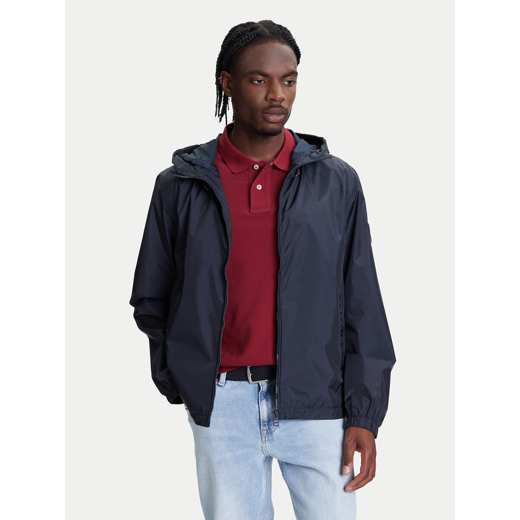 Tommy Hilfiger Übergangsjacke MW0MW40225 Dunkelblau Regular Fit