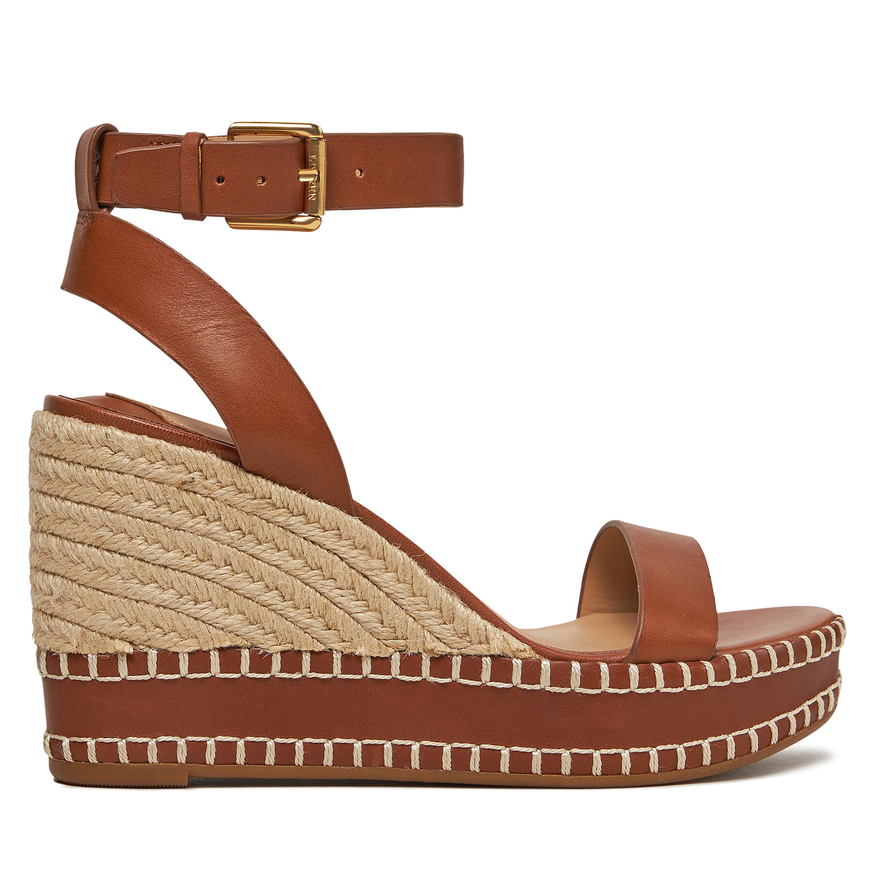 Damskie Espadryle LAUREN RALPH LAUREN, Rozmiar 39 Brązowy 802940573002