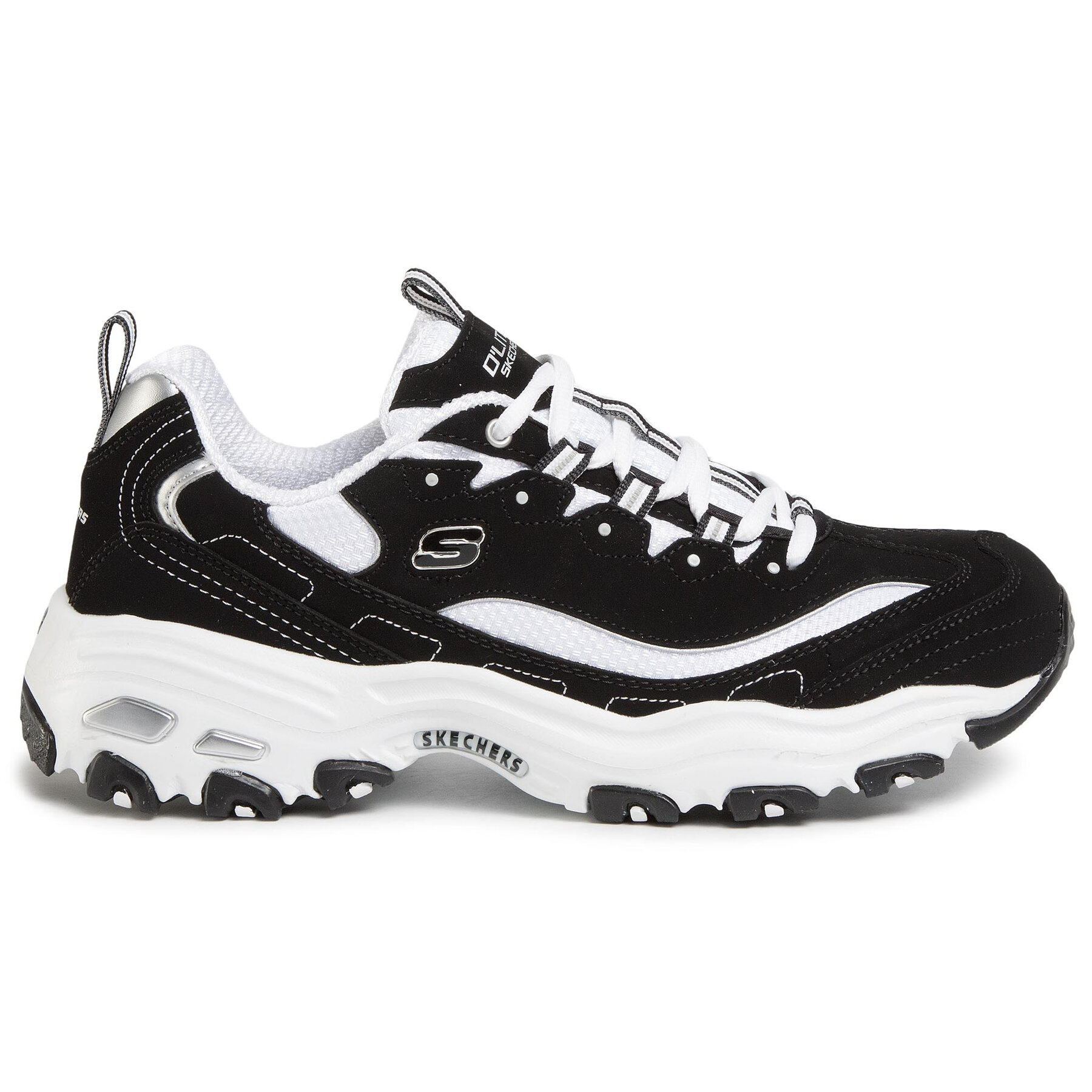 Αθλητικά Skechers D'lites 52675/BKW Μαύρο