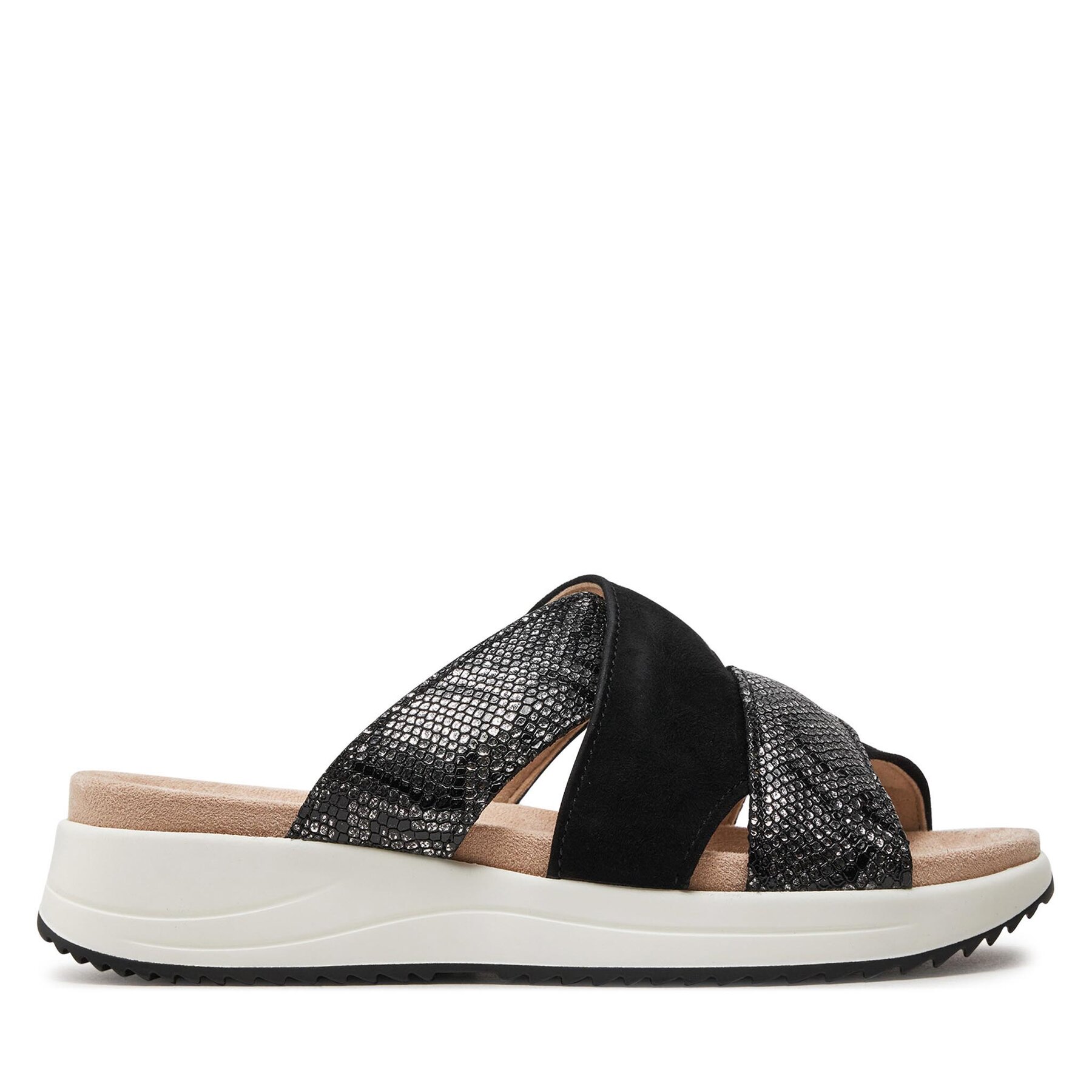Pantoletten Caprice 9-27203-42 Schwarz