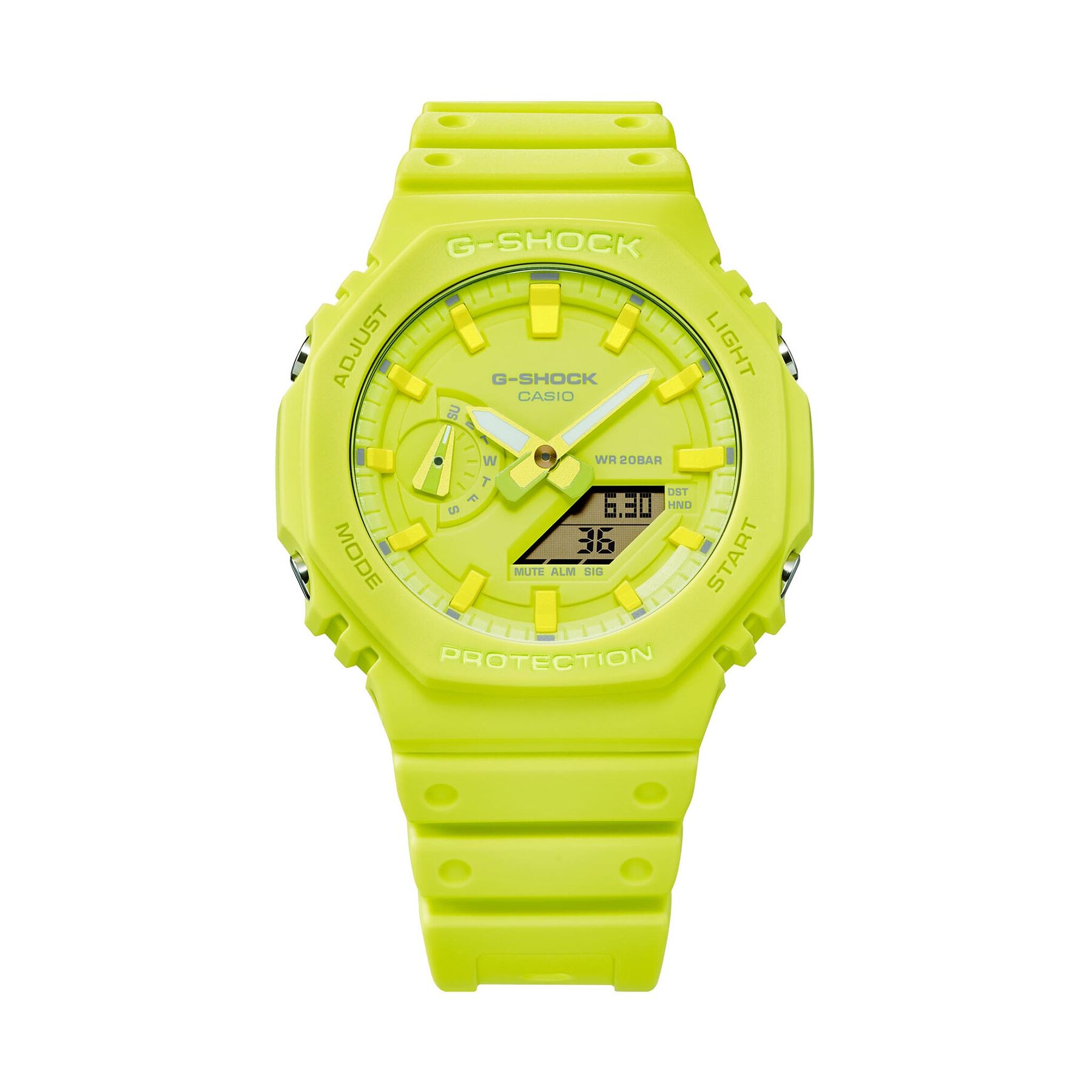 Hodinky G-Shock GA-2100-9A9ER Žlutá