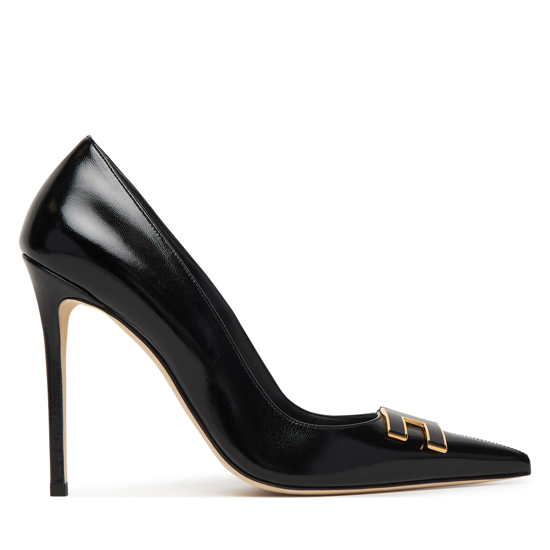 Pantofi cu toc subțire Elisabetta Franchi SA14B61E2 Negru
