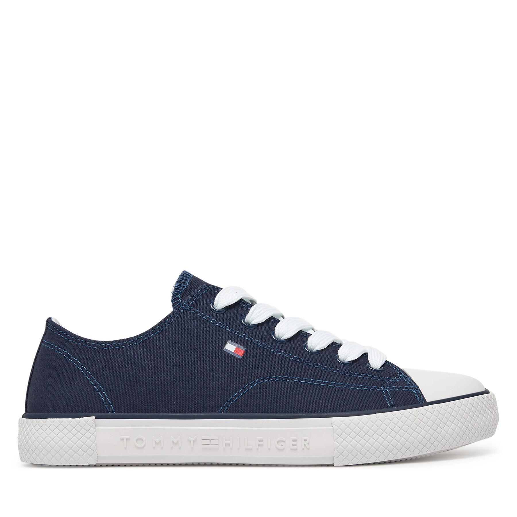 Dziecięce Trampki Tommy Hilfiger, Rozmiar 37 Granatowy T3X9-33846-0890800