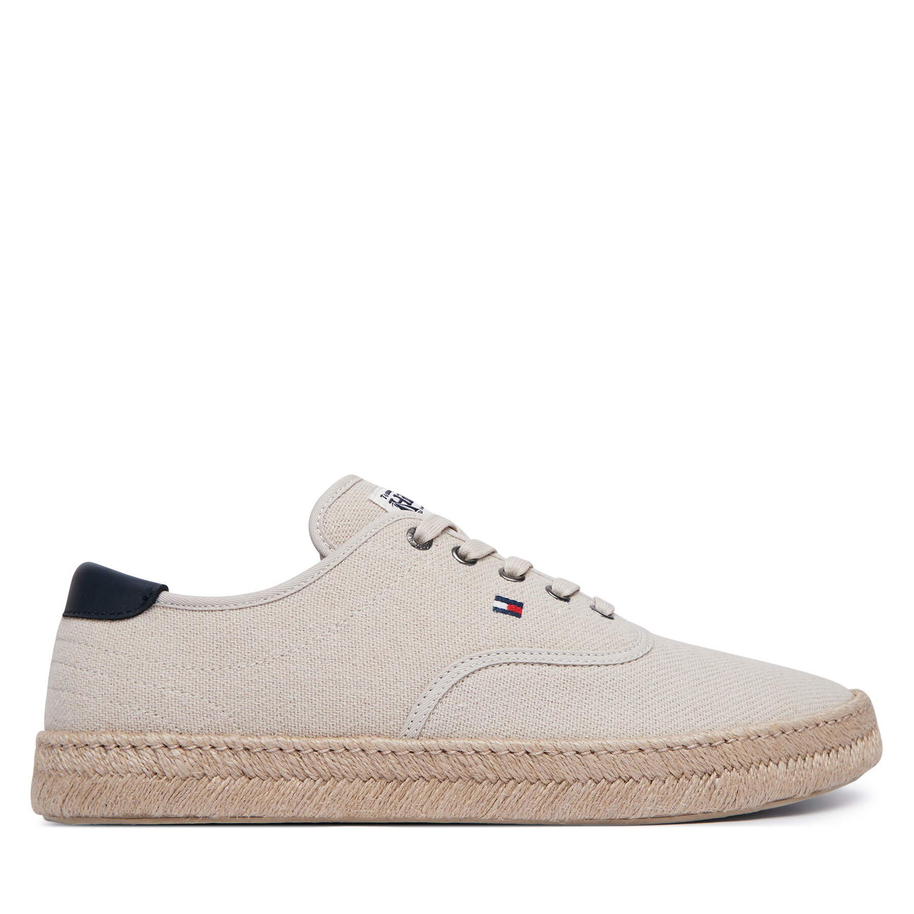 Espadrile Tommy Hilfiger Th Hi Vulc Core Jutte Canvas FM0FM05872 Gri