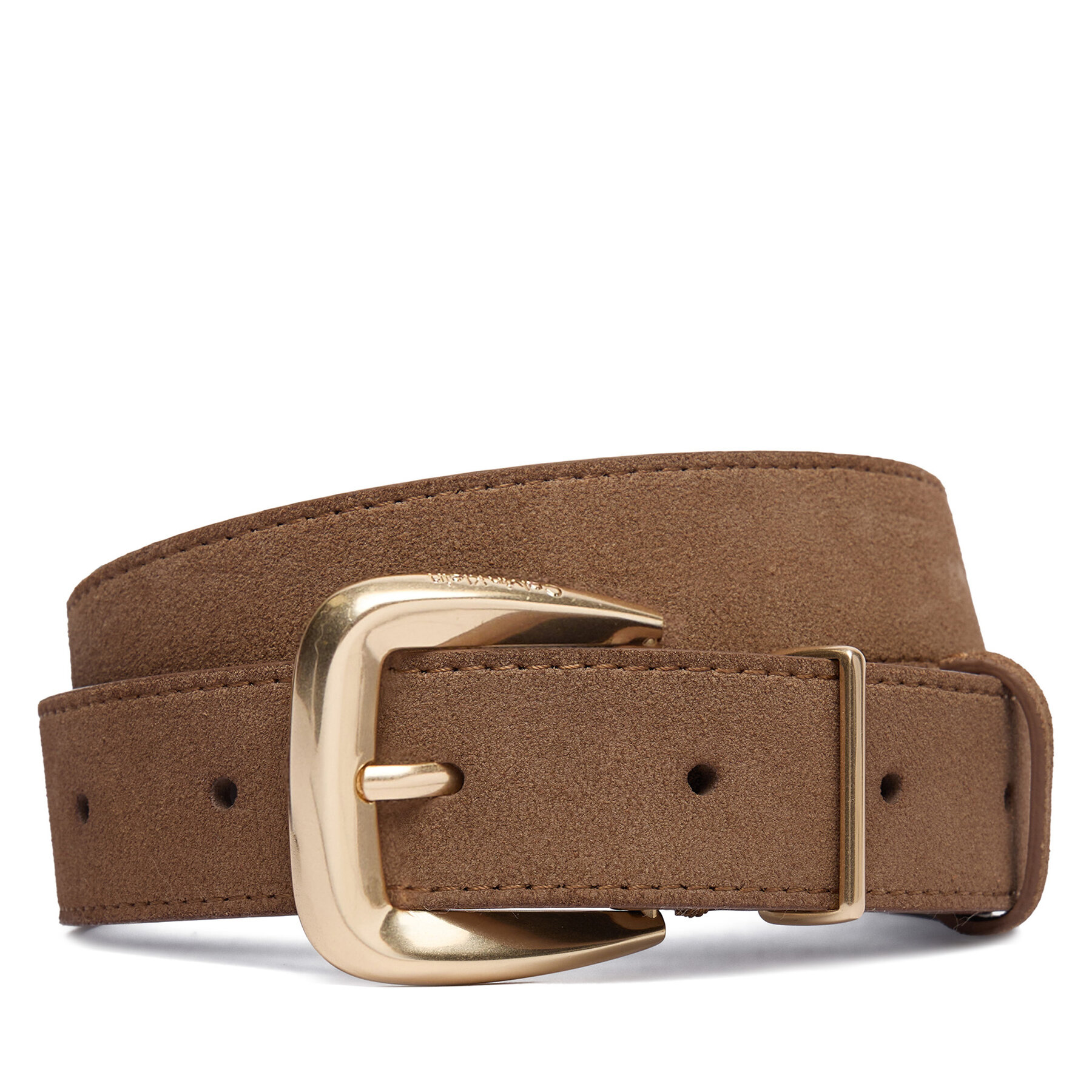 Curea Calvin Klein Hw End Tip Buckle Suede 30Mm LV04F7114G Maro