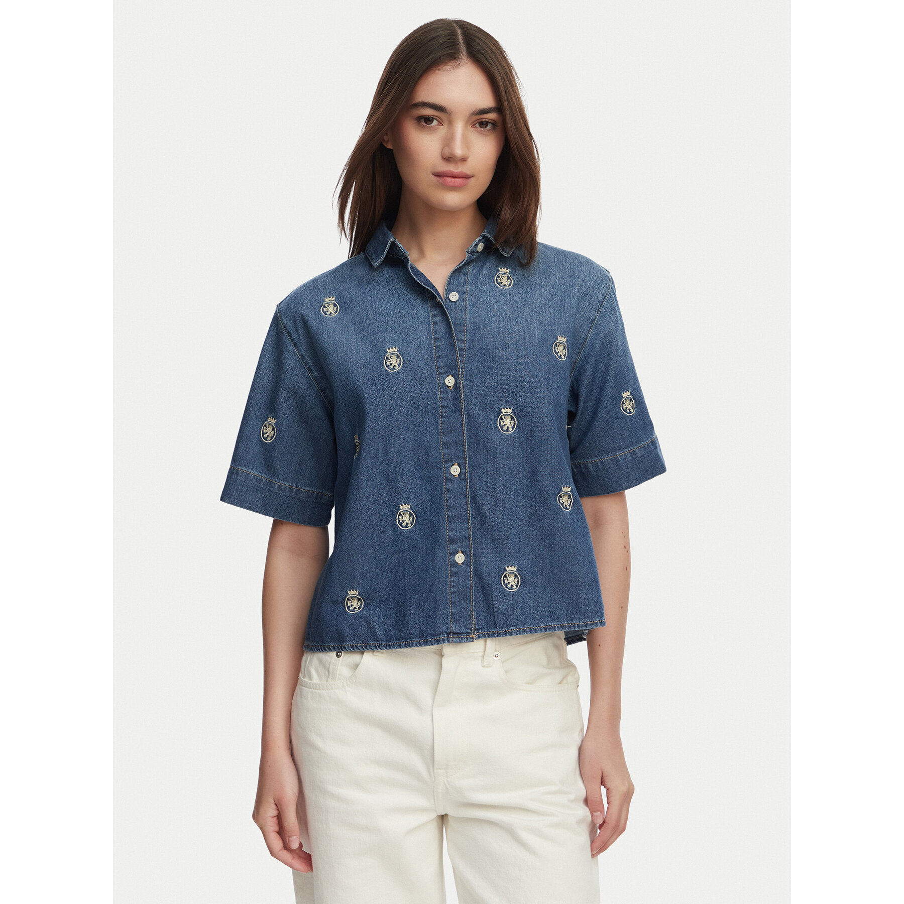 Tommy Hilfiger Jeanshemd WW0WW50624 Blau Relaxed Fit