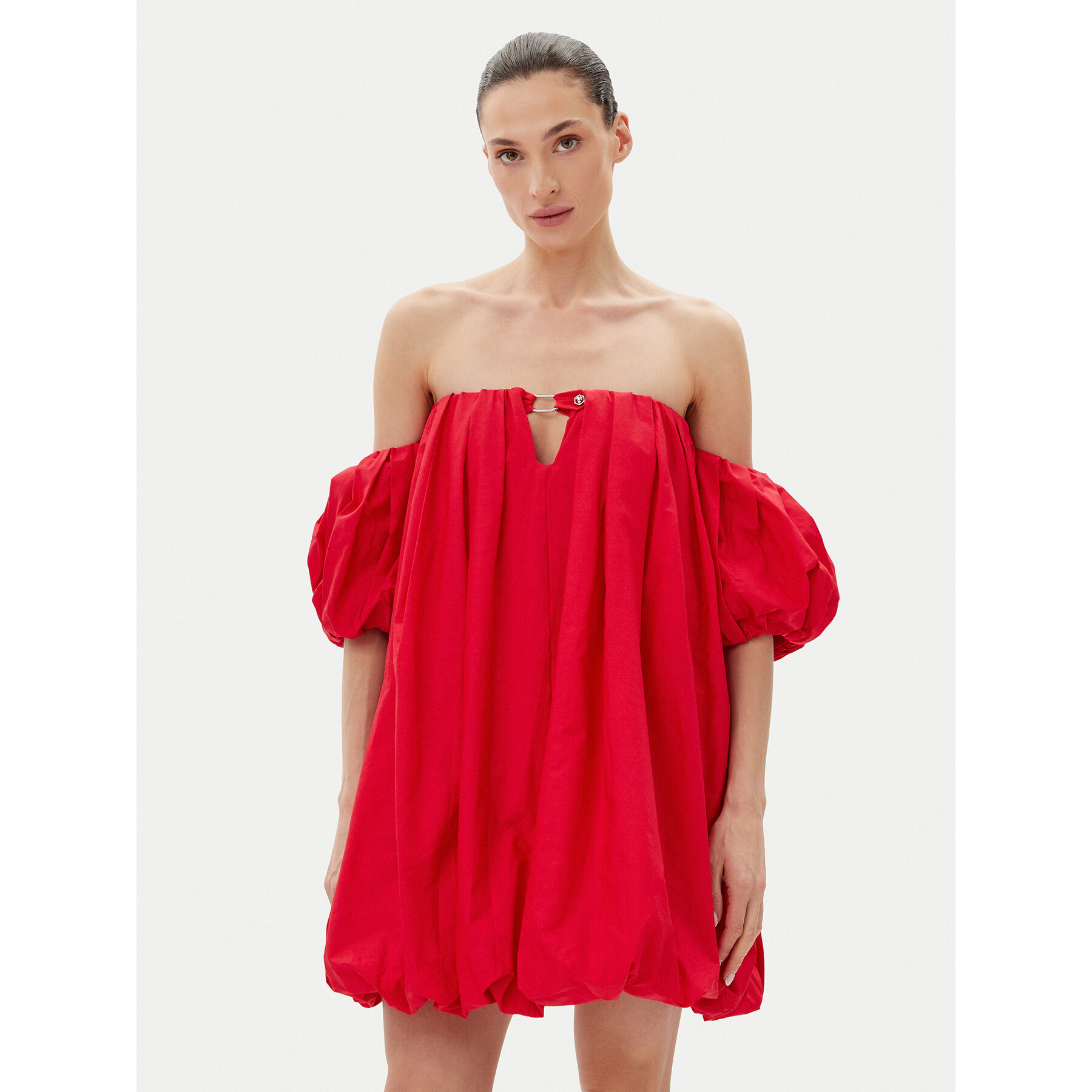 PINKO Sommerkleid 105211 A2LD Rot Regular Fit