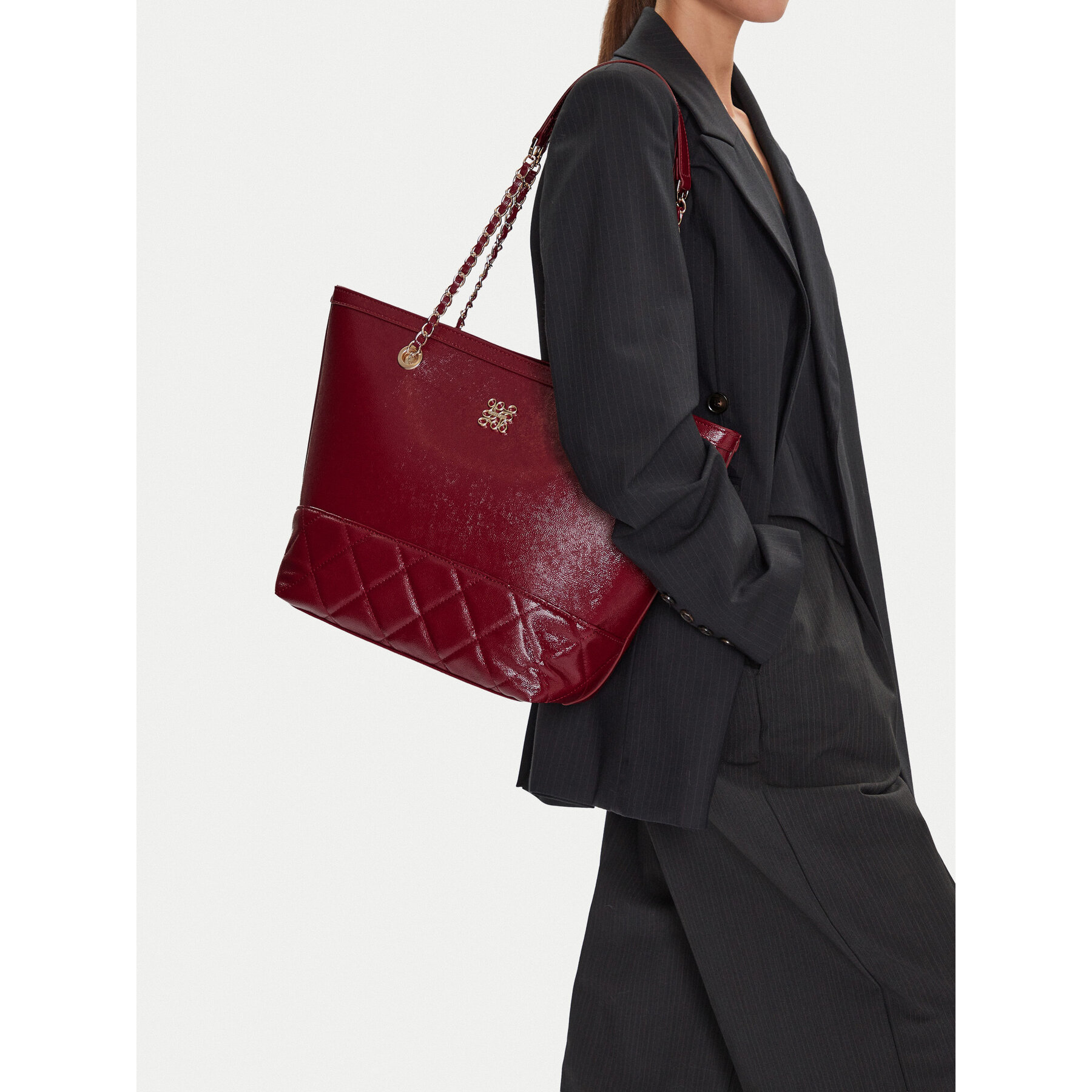 Geantă Nine West C-TRINITY-KY090 Vișiniu