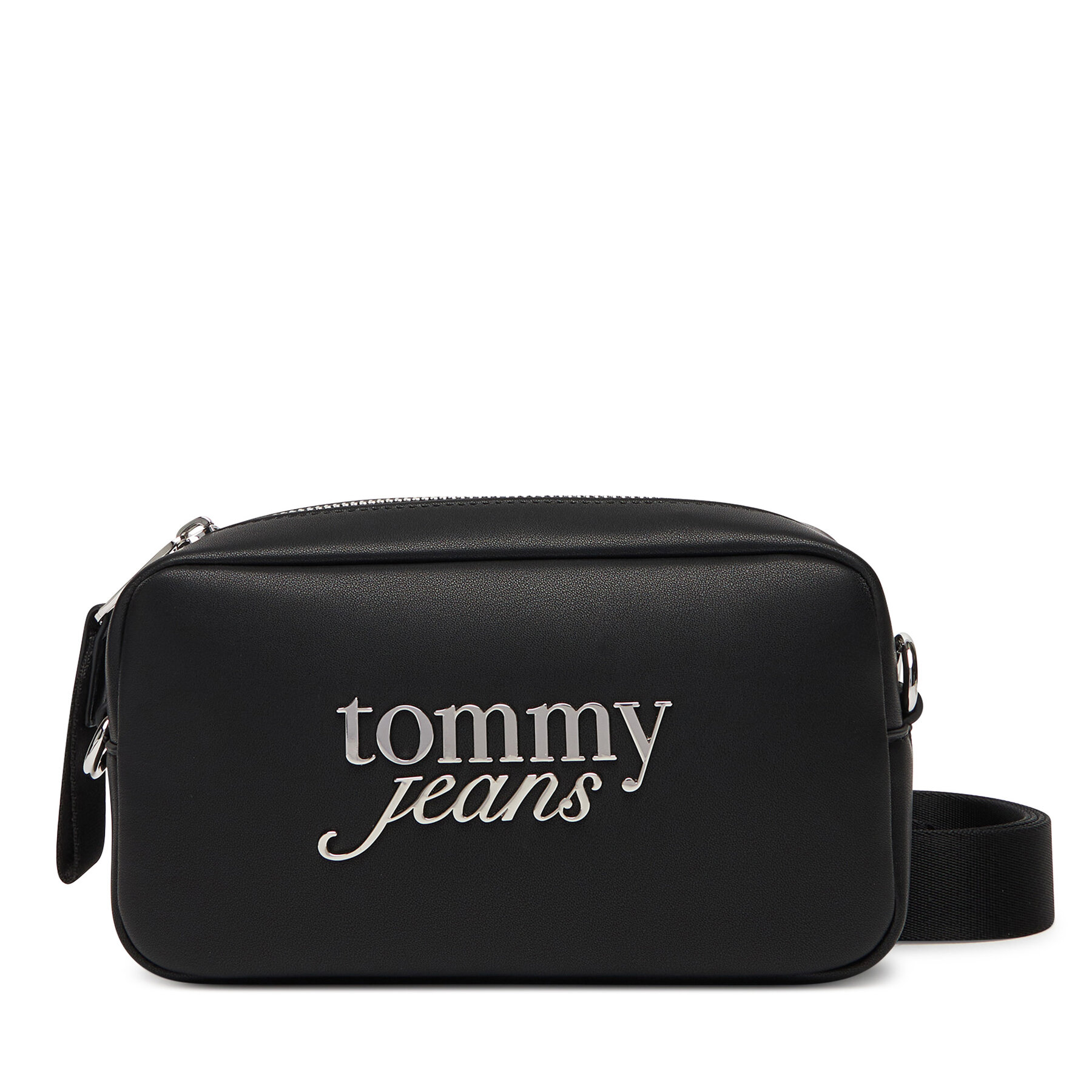 Borsetta Tommy Jeans Tjw Bold Script Camera Bag AW0AW17897 Nero