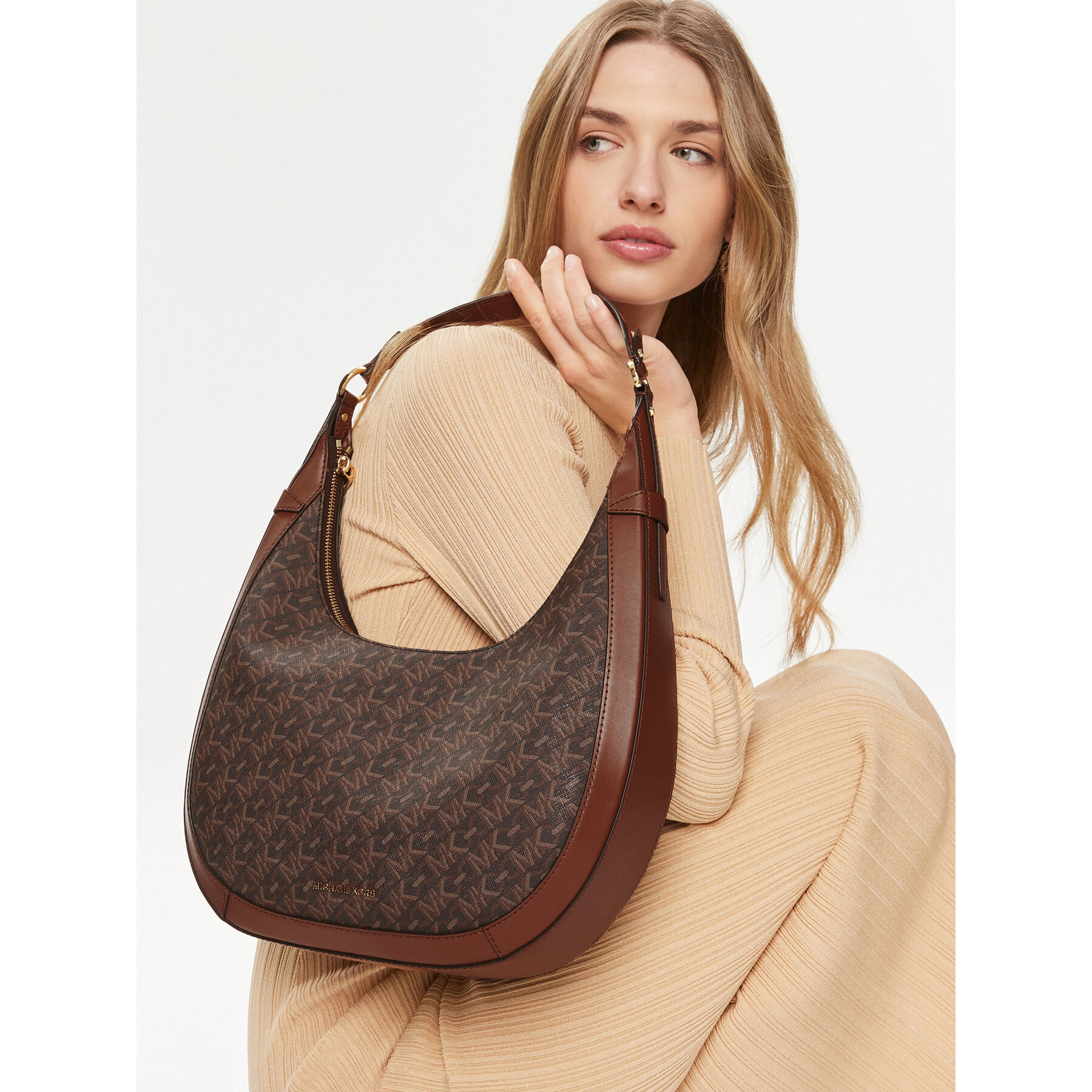 Táska MICHAEL Michael Kors 30S4G0PH9I Barna