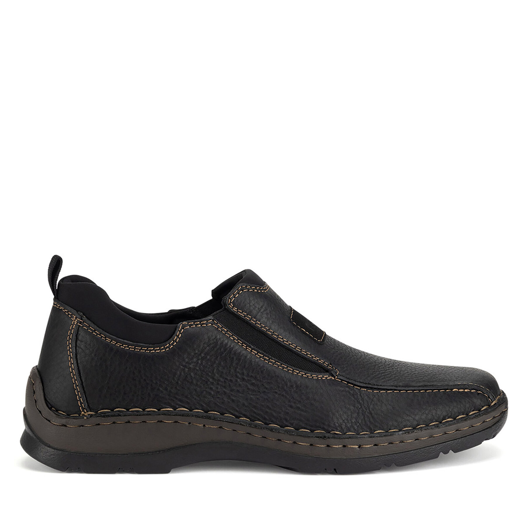 Herren Halbschuhe Rieker, Schuhgröße 42, Schwarz, 05363-00