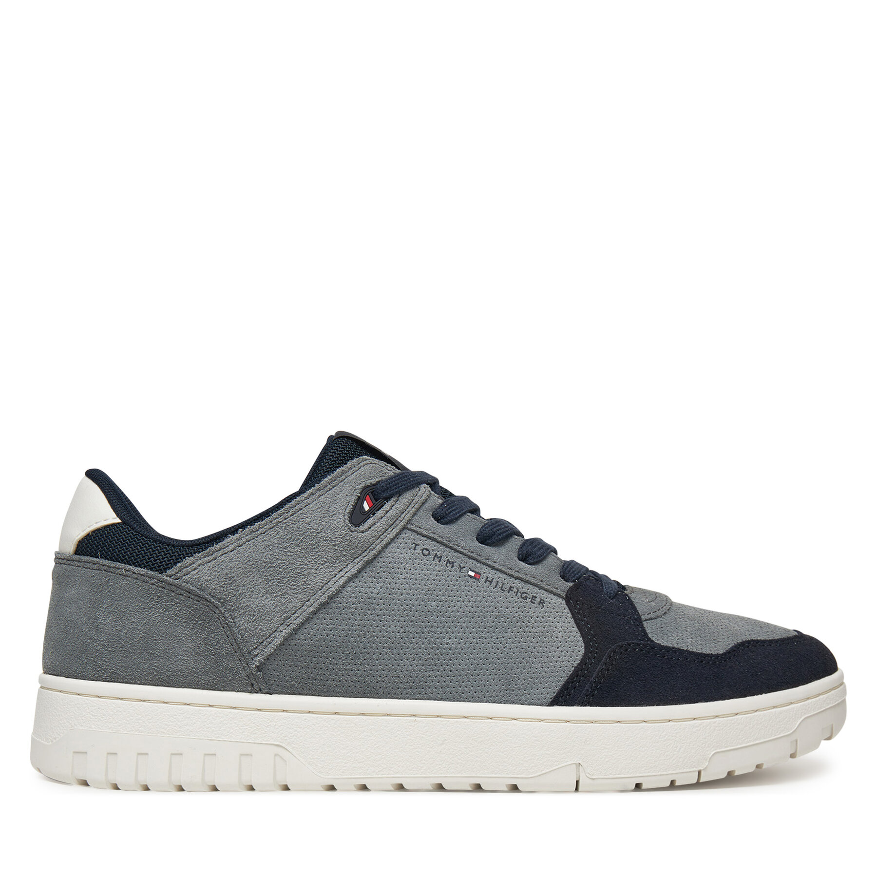 Сникърси Tommy Hilfiger Basket Core Lite Suede FM0FM05519 Сив