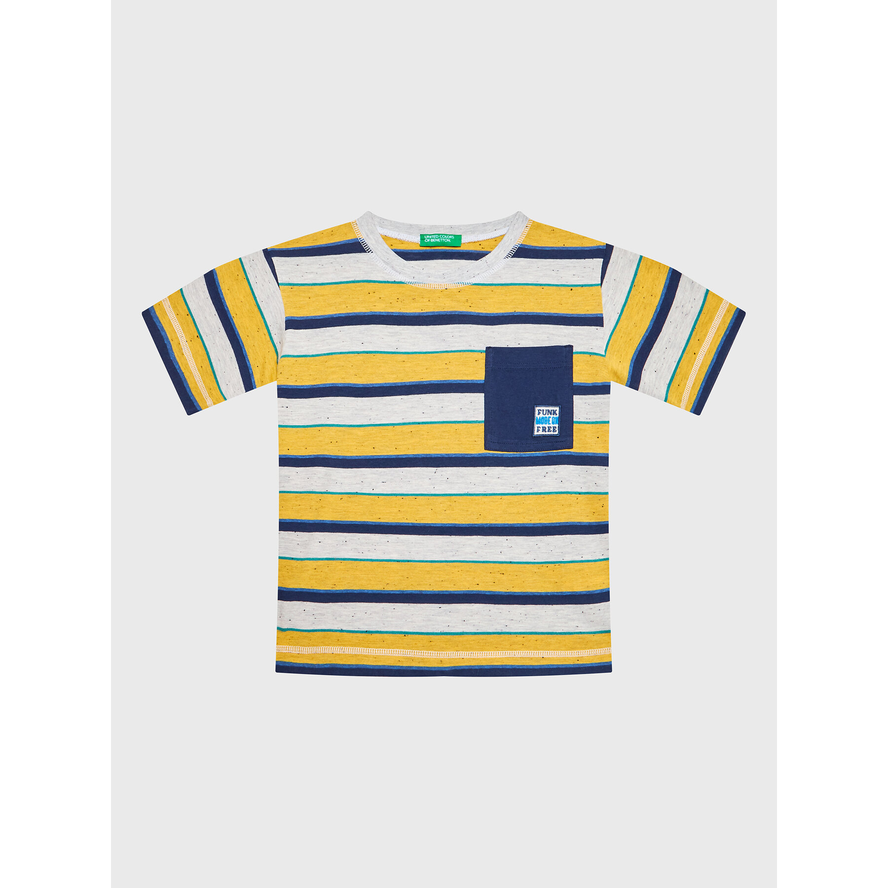 United Colors Of Benetton T-Shirt 3MTRC10A7 Έγχρωμο Regular Fit