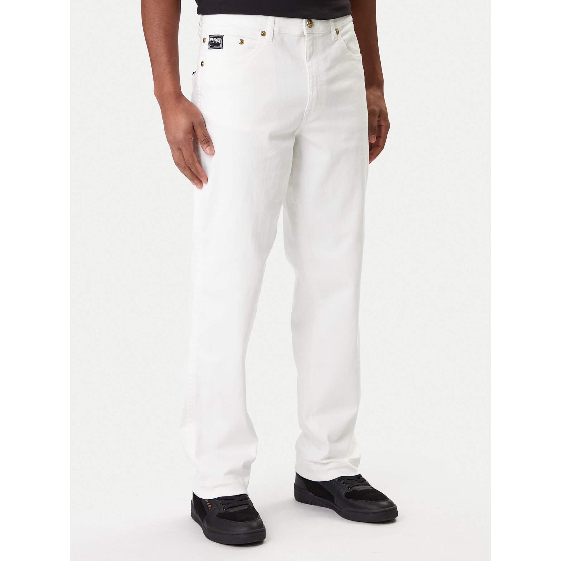 Versace Jeans Couture Jeans 80GAB5RE CEWCA Weiß Straight Fit