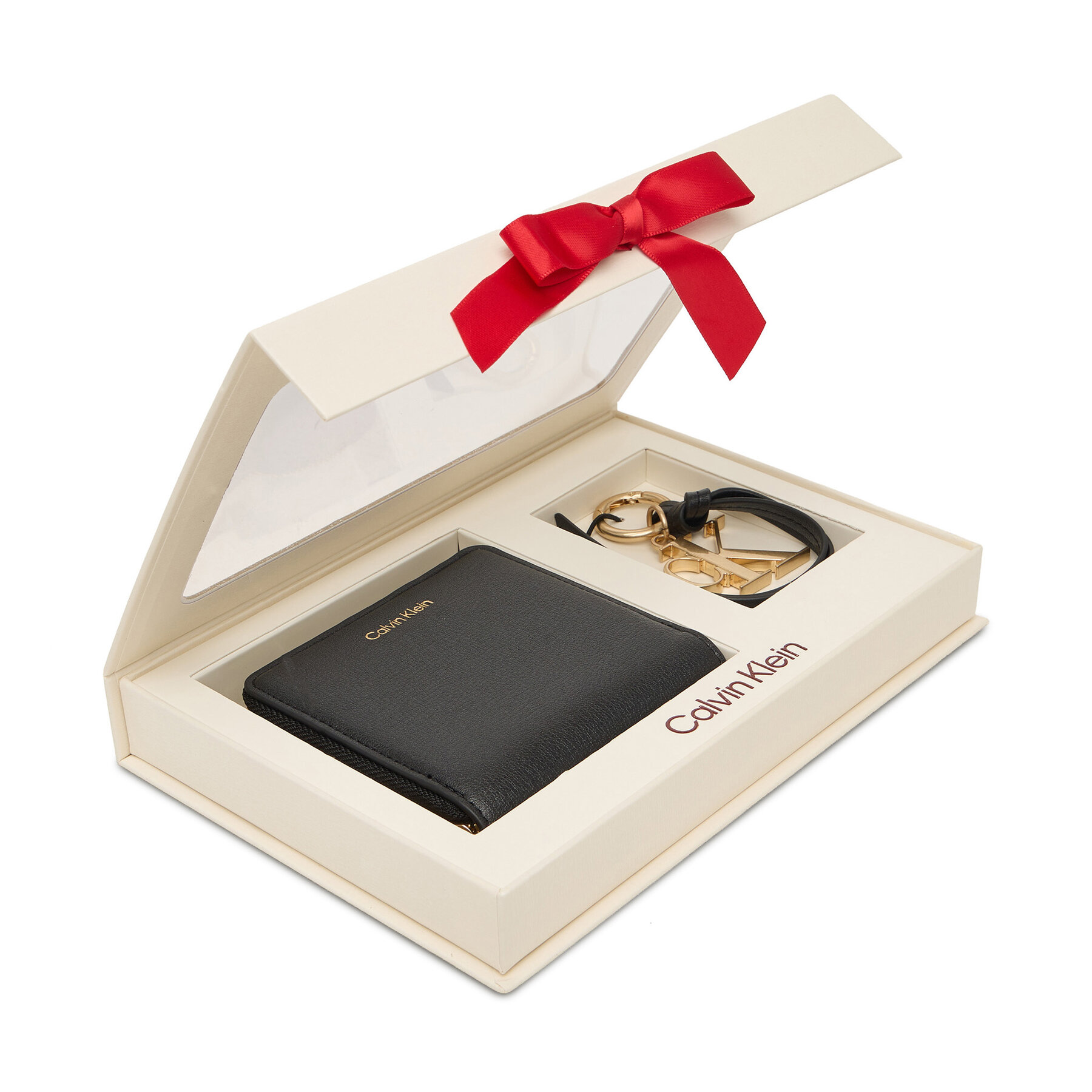 Darčeková sada Calvin Klein Ck Wallet   Ck Key Fob LV04F0001G Čierna
