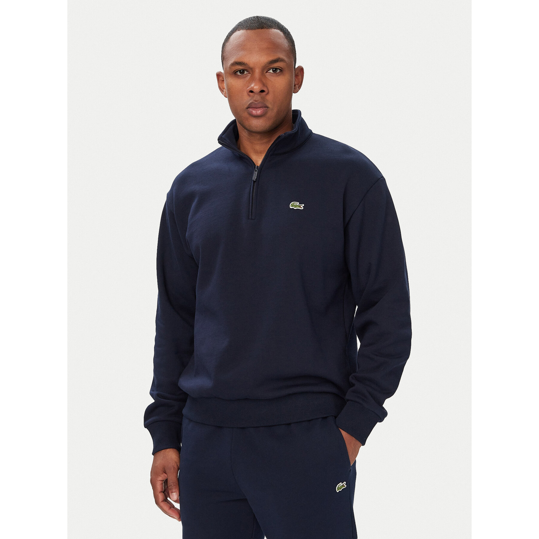 Lacoste Sweatshirt SH8866 Dunkelblau Regular Fit
