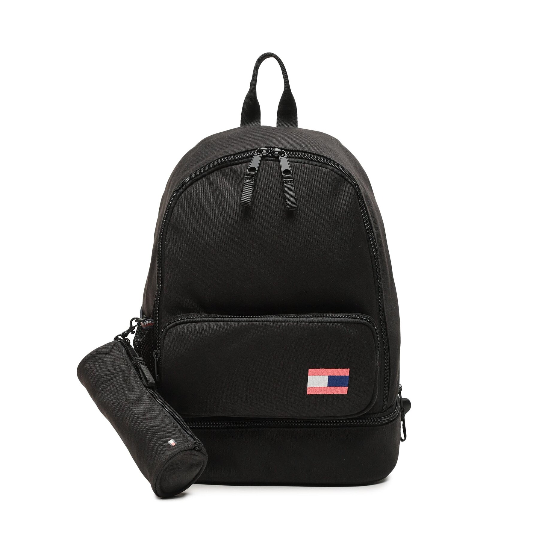 Mochila Tommy Hilfiger Big Flag Backpack Set AU0AU01726 Negro
