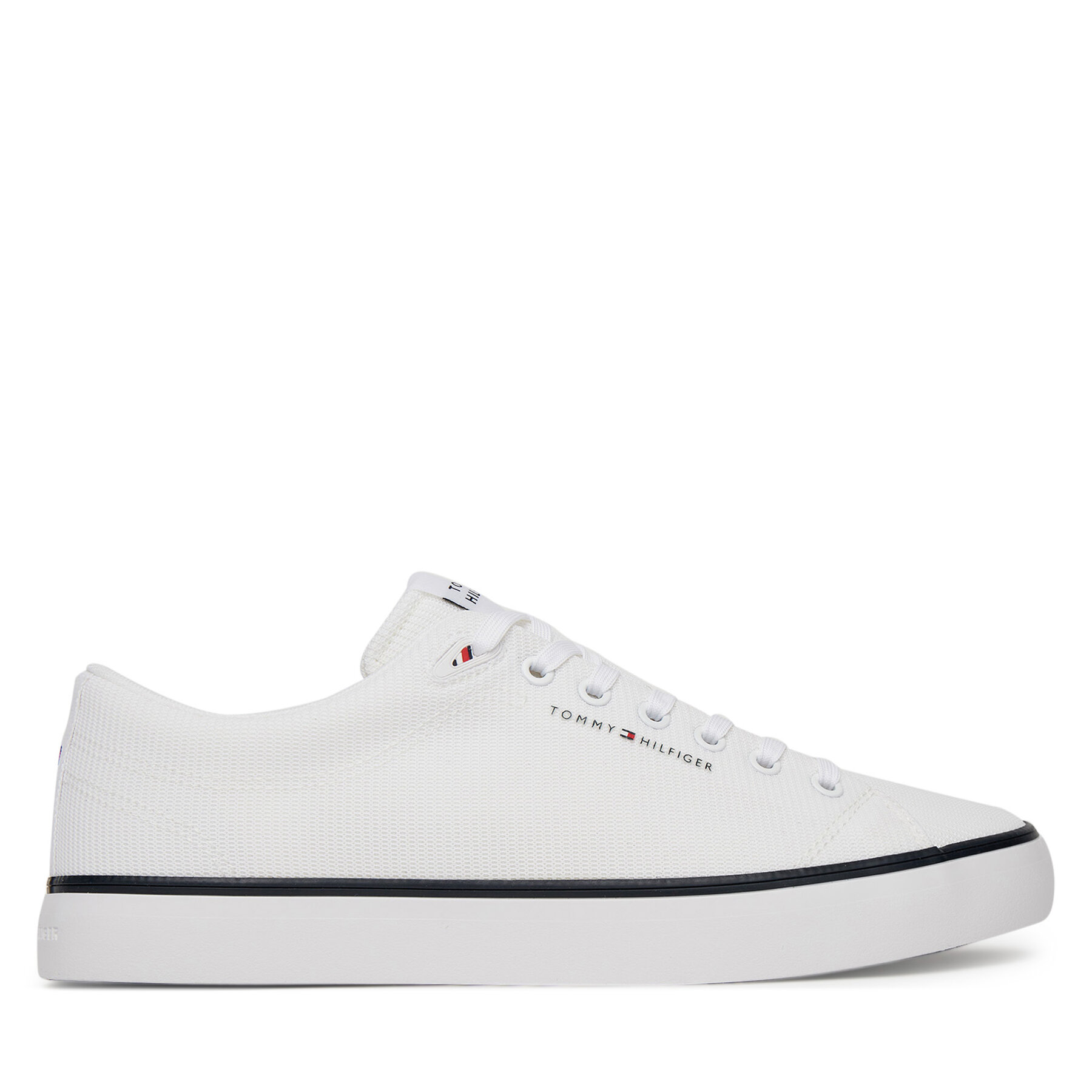 Tenisenes Tommy Hilfiger Hi Vulc Core Low Ii Mesh FM0FM05513 Balts