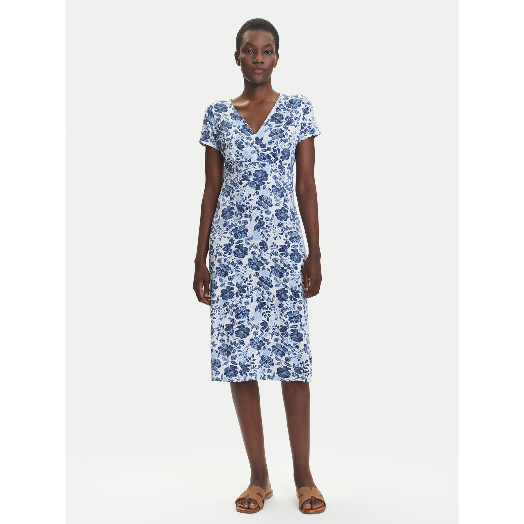 Olsen Kleid für den Alltag 13002031 Blau Regular Fit