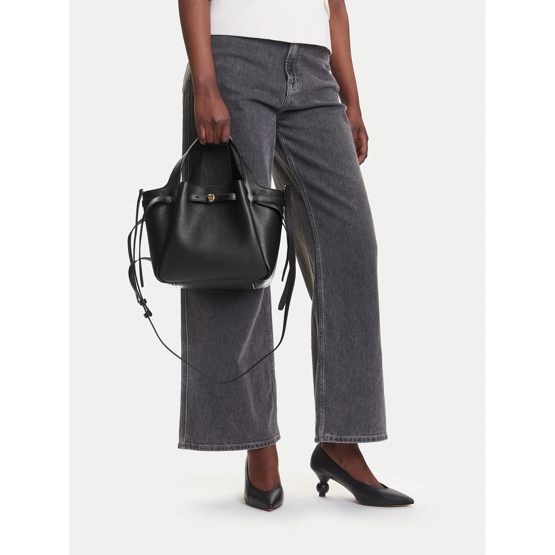 Ročna torba Tory Burch 164866 Črna