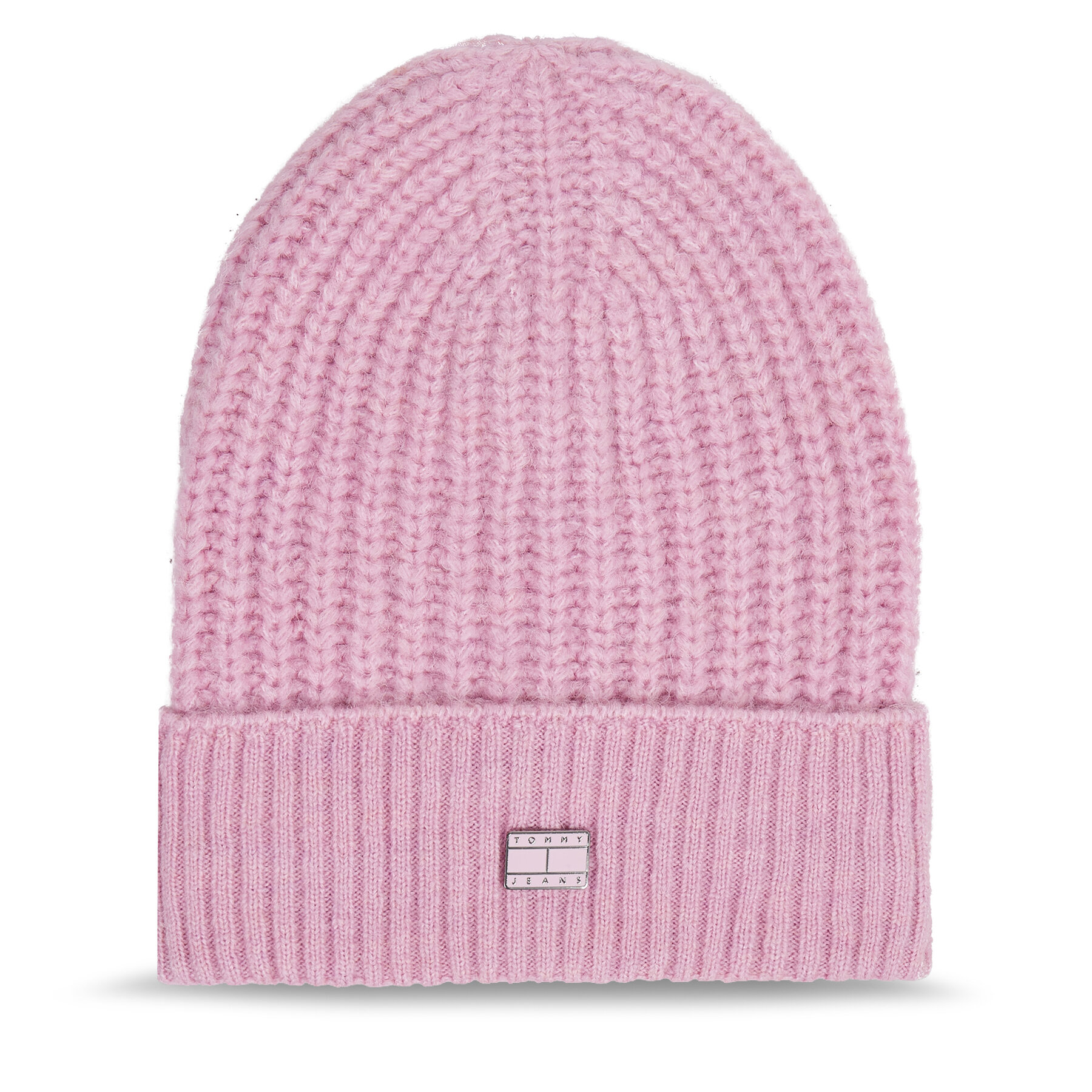  Sapka Tommy Jeans Tjw Cosy Knit Beanie AW0AW15462 Rózsaszín akciós termékkép 1