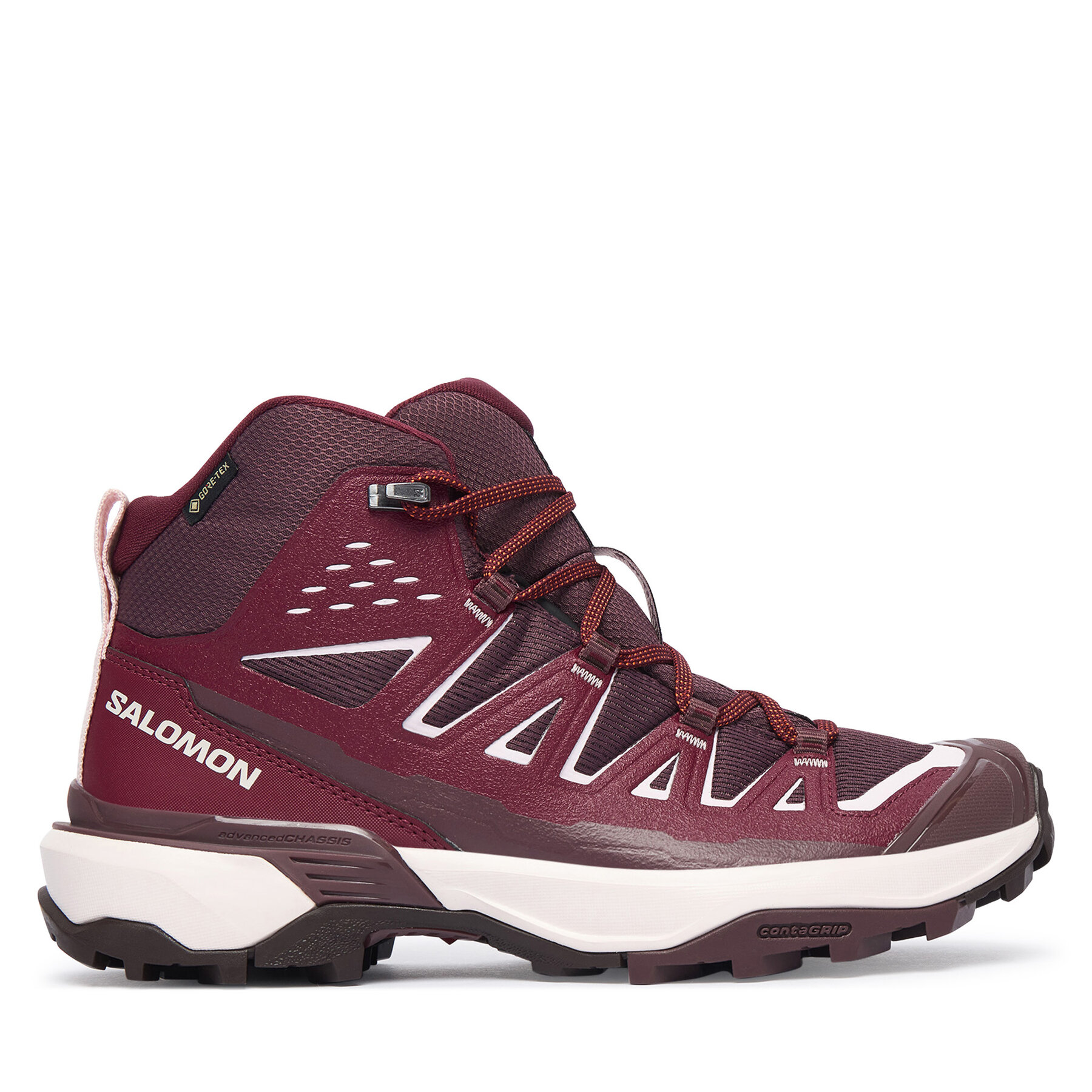 Туристически Salomon X Ultra 360 Edge Mid GORE-TEX L49223400 Бордо