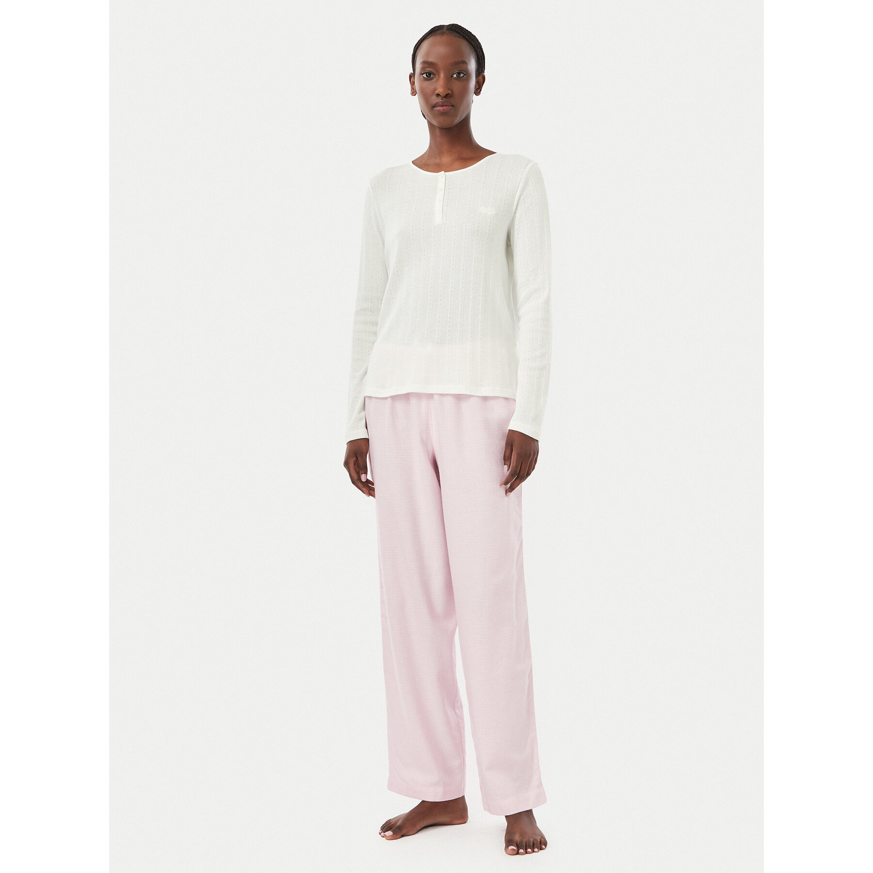 LAUREN RALPH LAUREN Pyjama ILN72537 Hellrosa Regular Fit