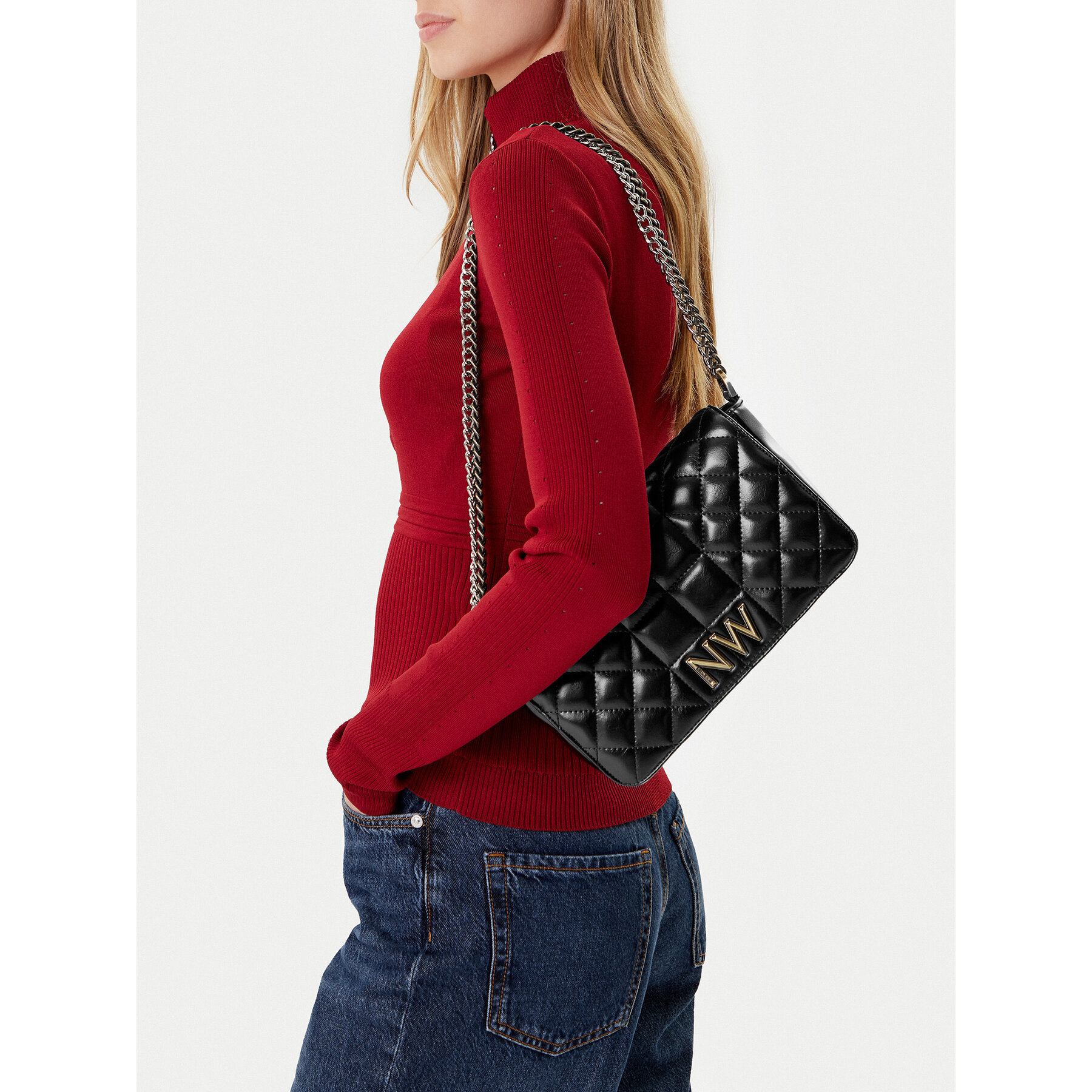 Geantă Nine West EO-VERMONT-I-LDA8409 Negru