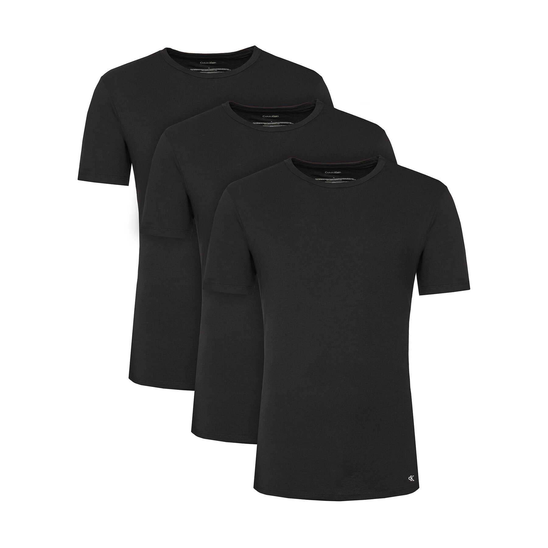 Calvin Klein Underwear Komplet t-shirt majic﻿ LV00NB4185 Črna Regular Fit