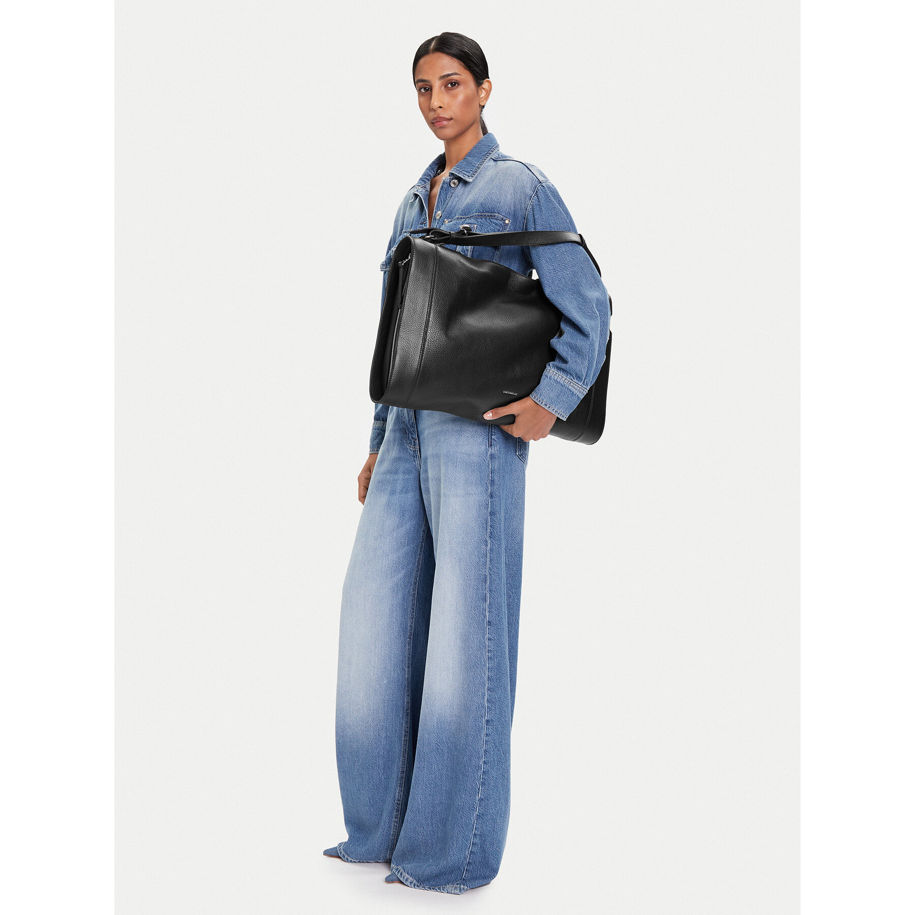 Geantă Coccinelle TL5 Coccinelleelinor E1 TL5 12 01 01 Negru