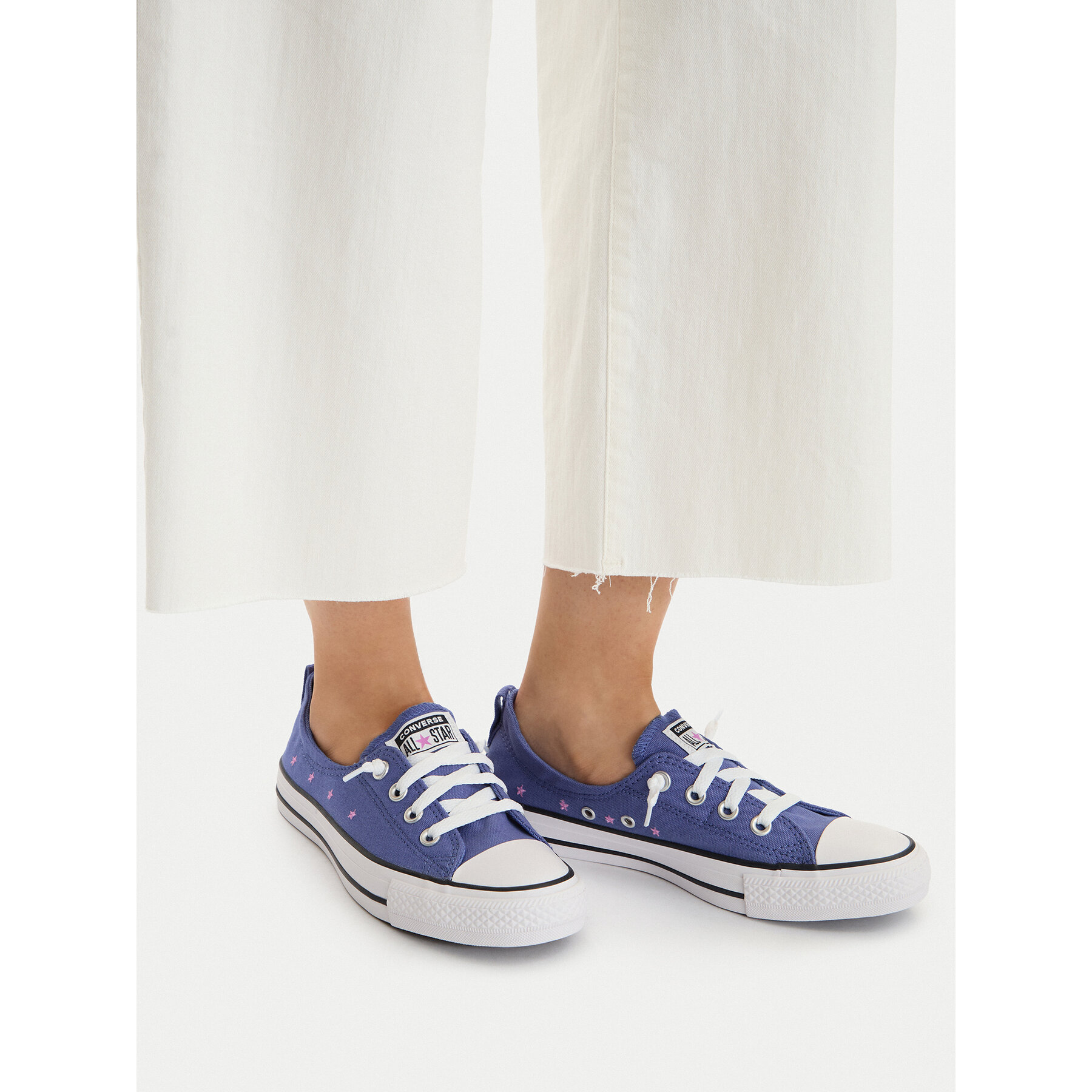 Modne superge Converse Chuck Taylor All Star Shoreline Embroidered Stars A16058C Modra