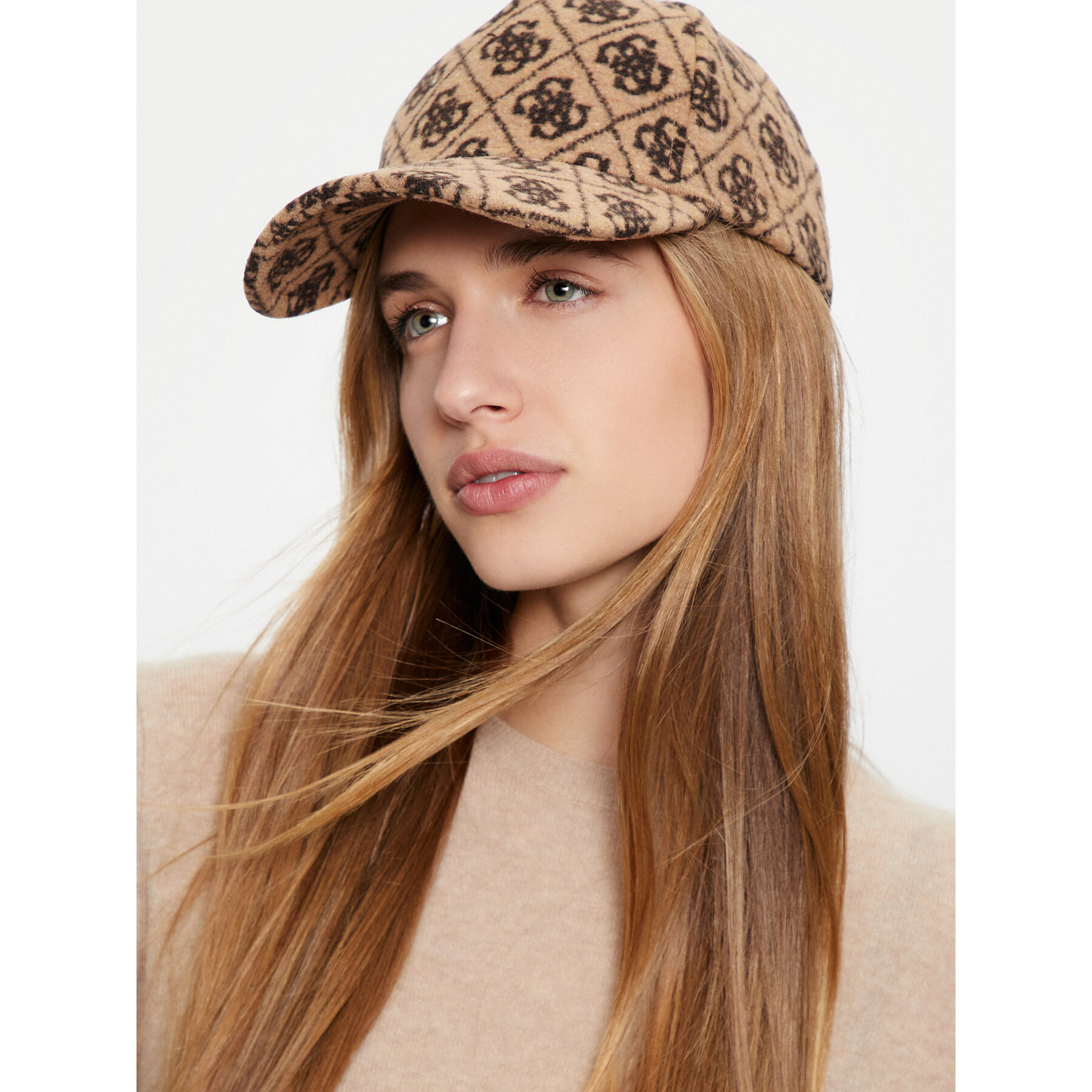 Šiltovka Guess AW5186 POL03 Béžová
