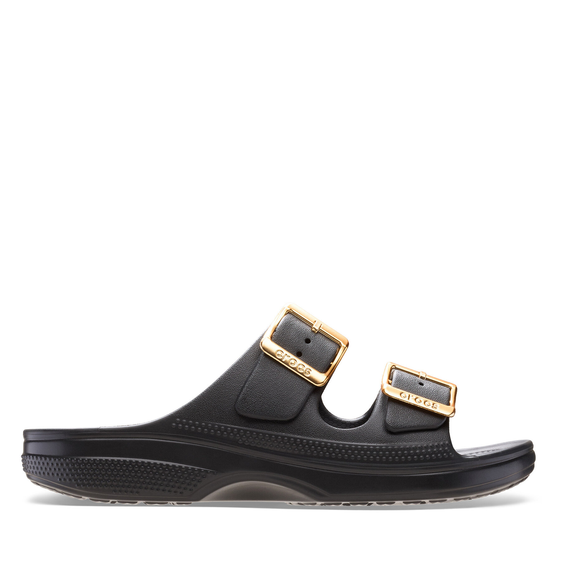 Šľapky Crocs Saturday Sandal Metallic Buckle 213316 Čierna