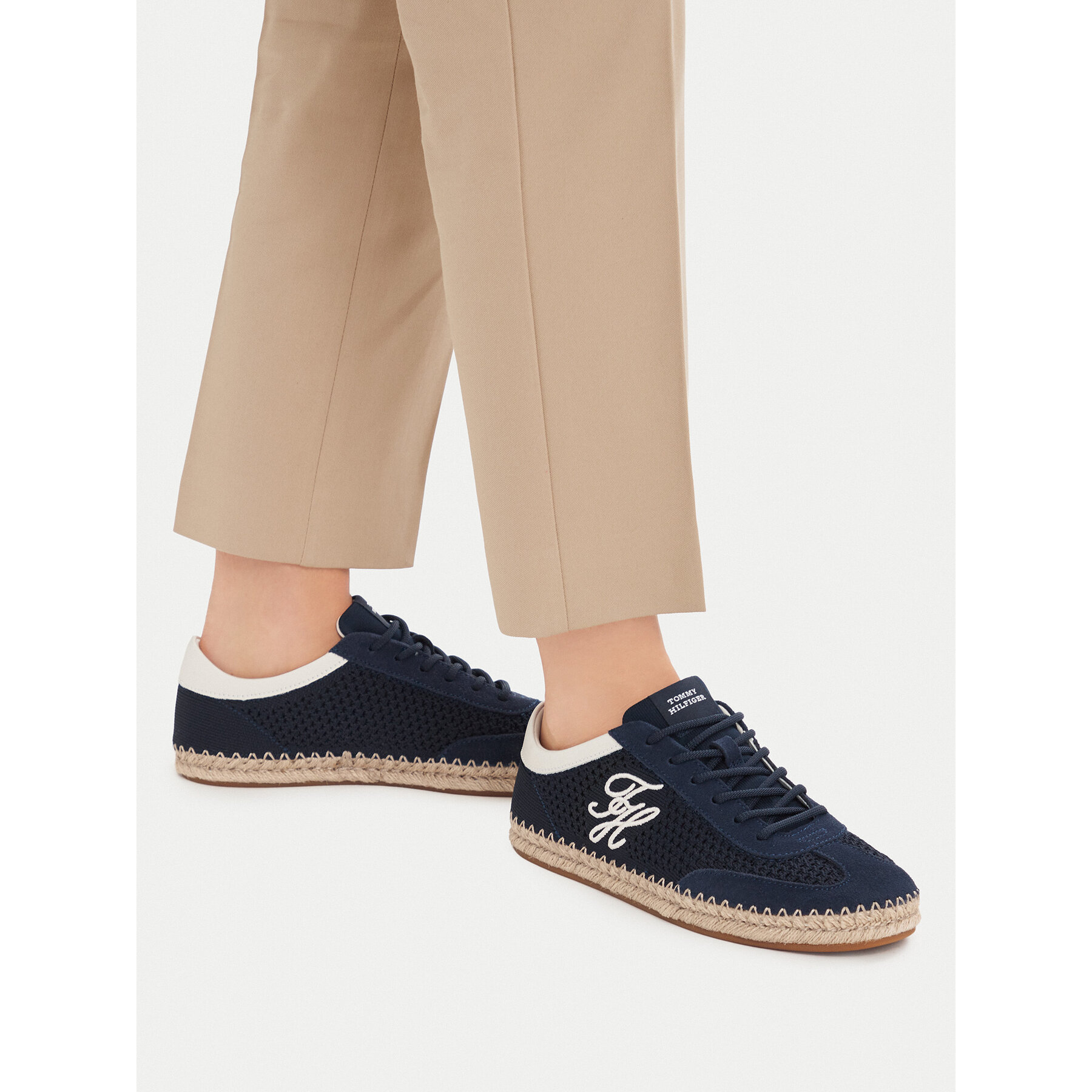 Εσπαντρίγιες Tommy Hilfiger Th Heritage Rope Sneaker FW0FW09406 Σκούρο μπλε