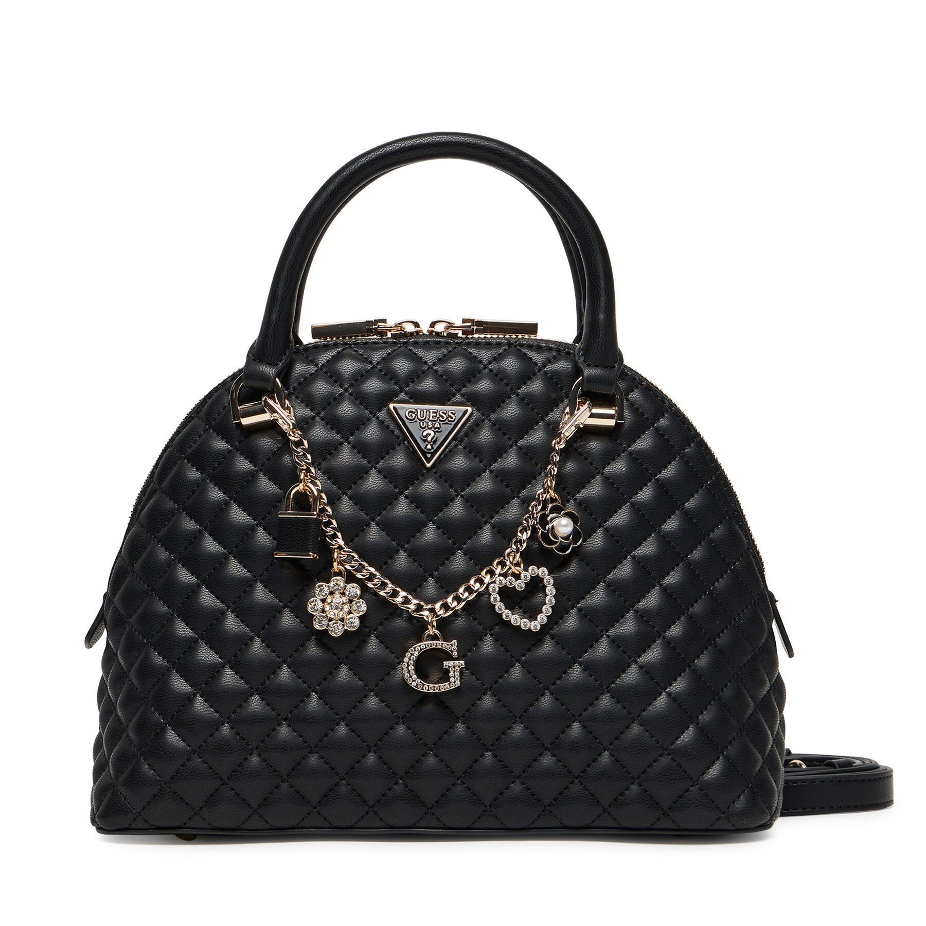 Handtasche Guess Everlee HWEG86 79050 Schwarz