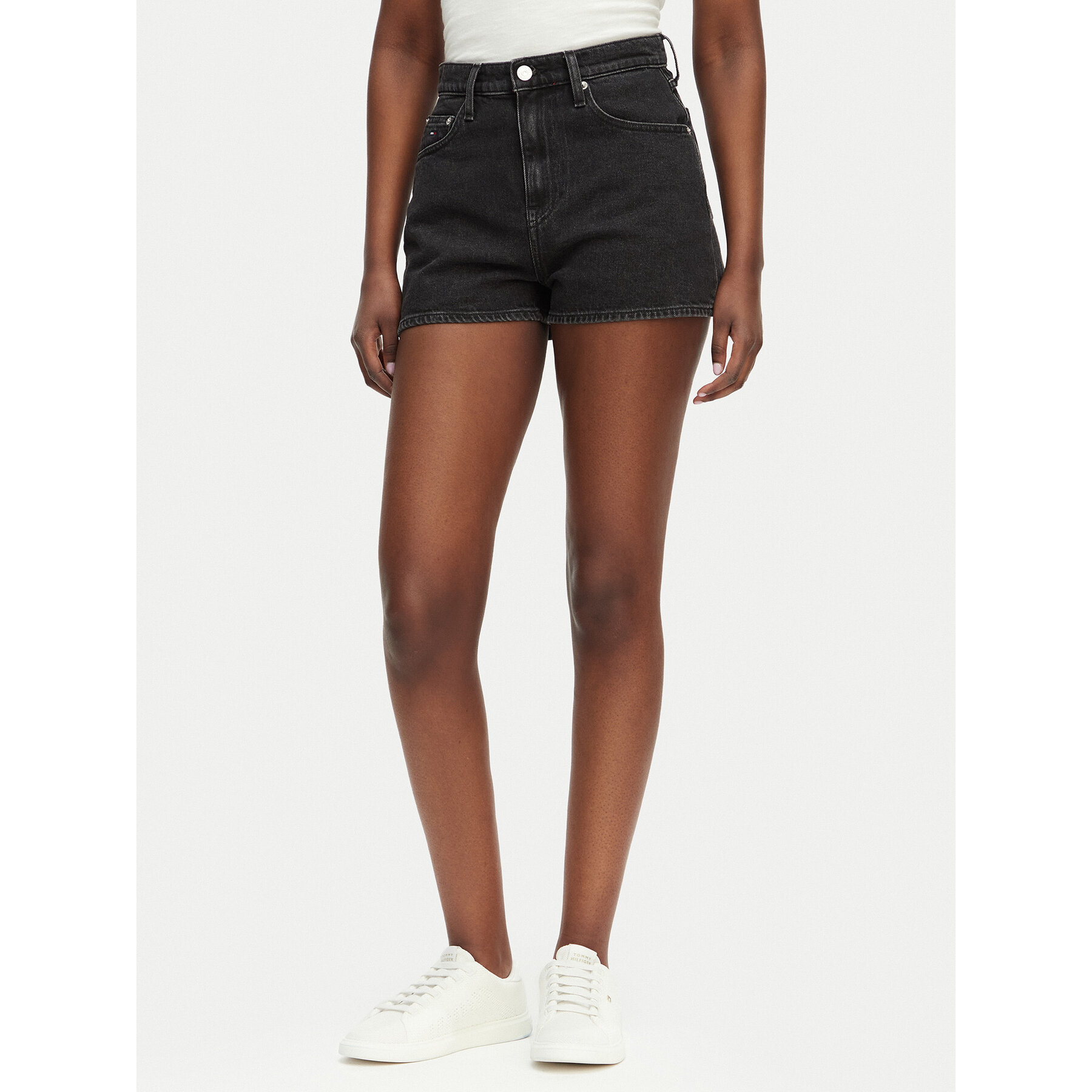 Tommy Jeans Jeansshorts DW0DW23057 Schwarz Regular Fit
