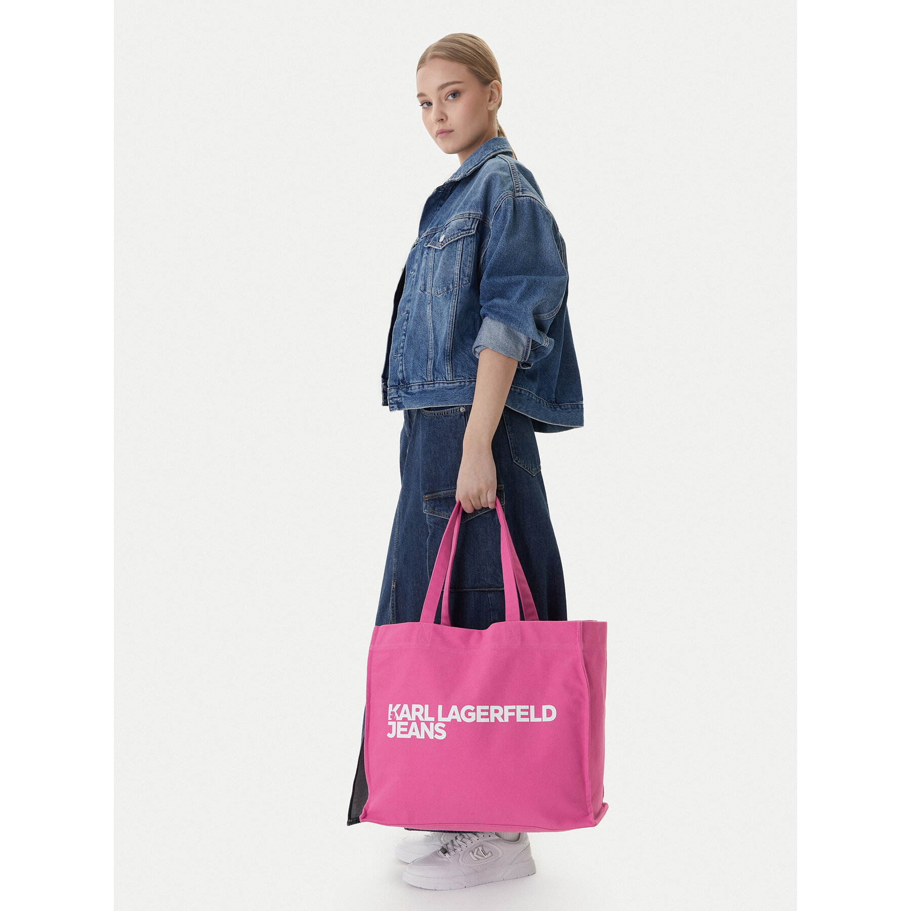 Kabelka Karl Lagerfeld Jeans A1W50002 Bordová