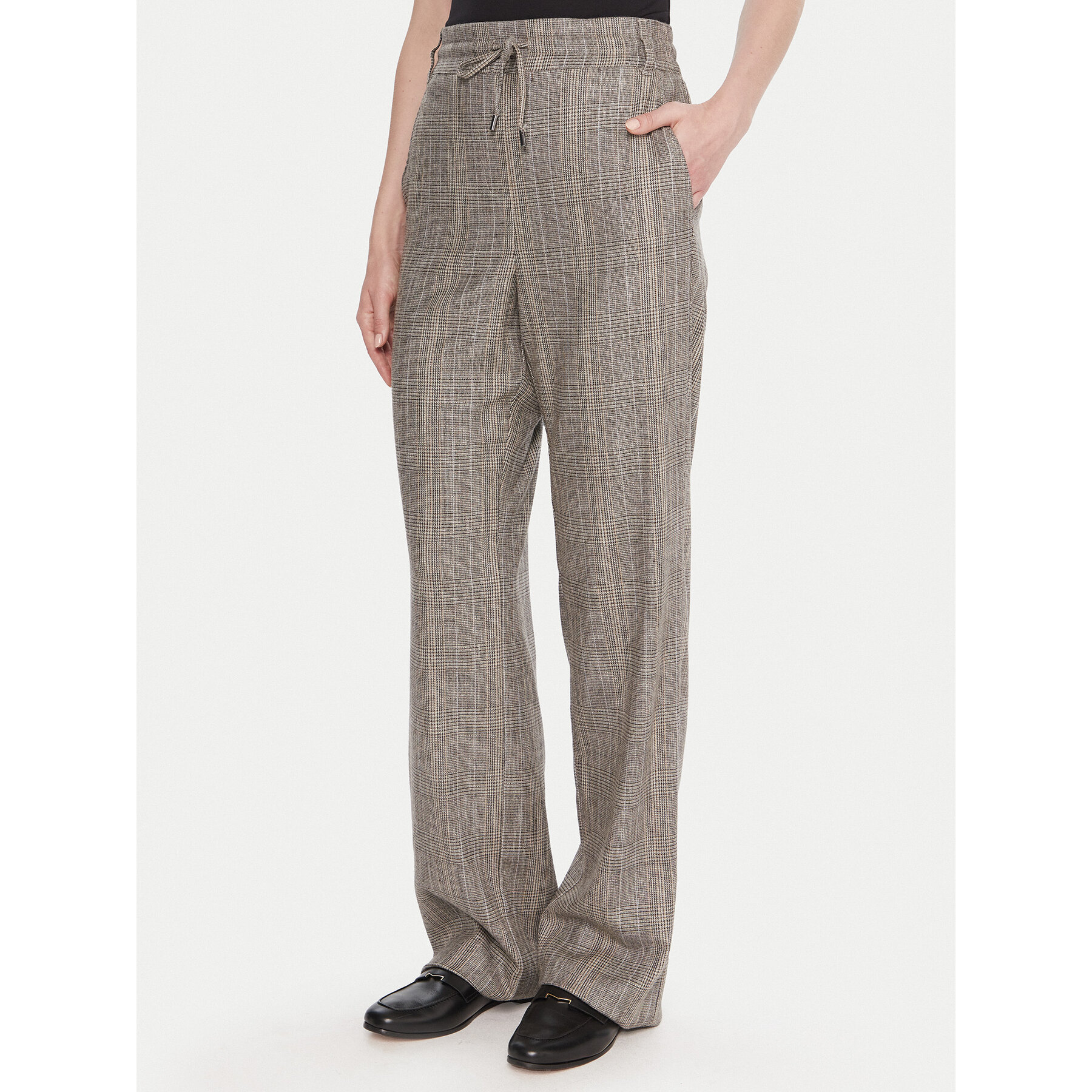 Marella Stoffhose Elodia 2523136071 Grau Regular Fit