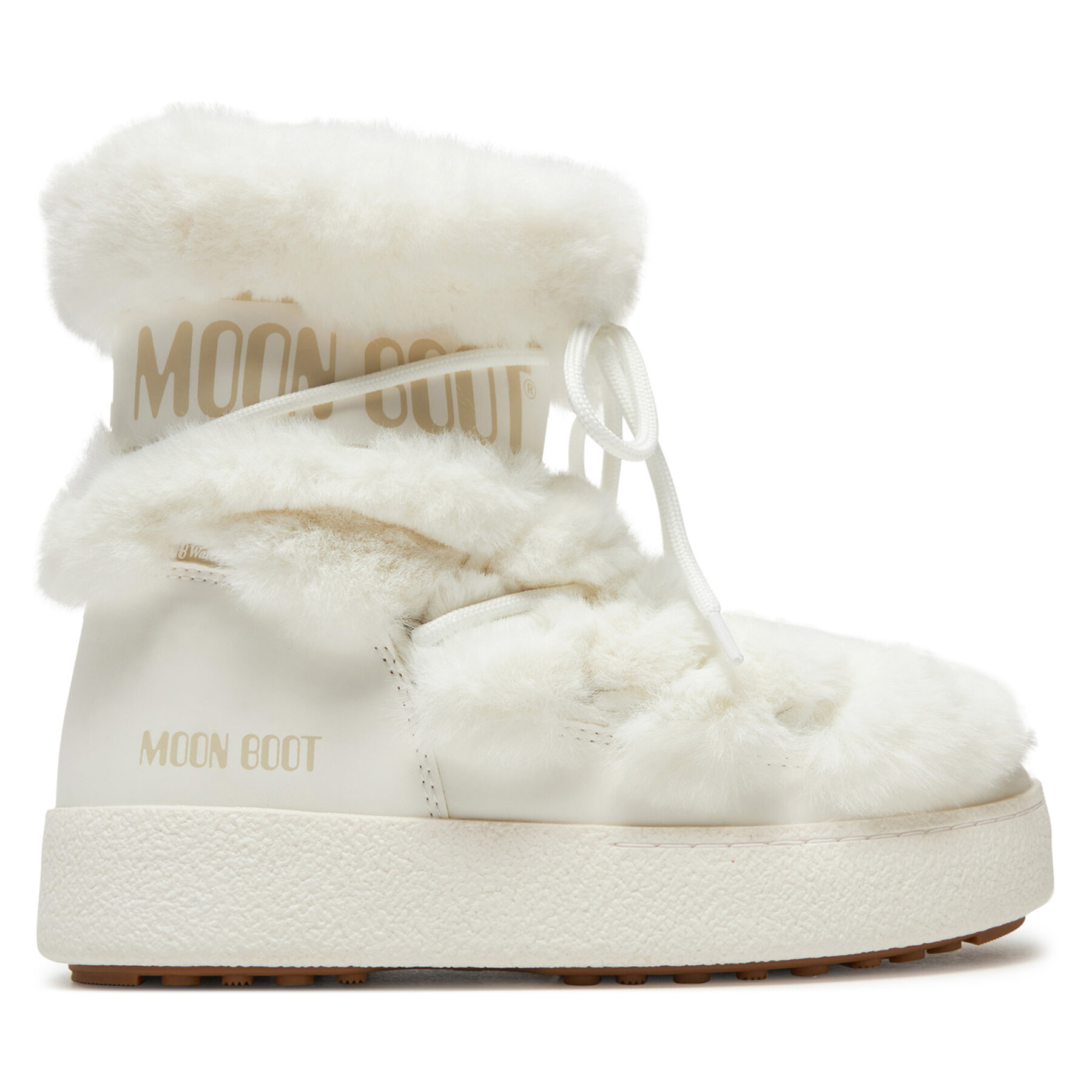 Snehule Moon Boot Ltrack Tube Faux-Fur 80D2450130 Biela