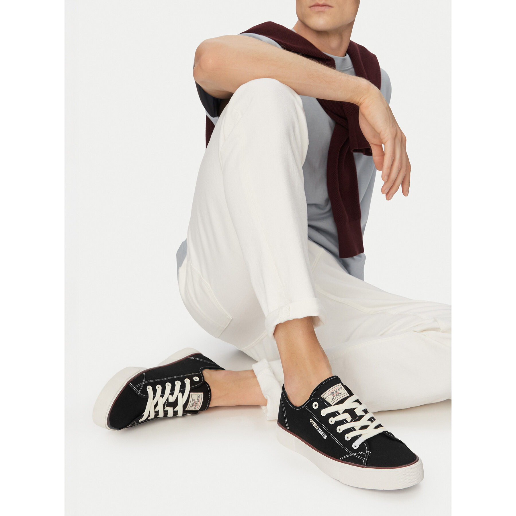 Tenisice Guess Jeans CWBEO-ANTONIO-01 WE Crna