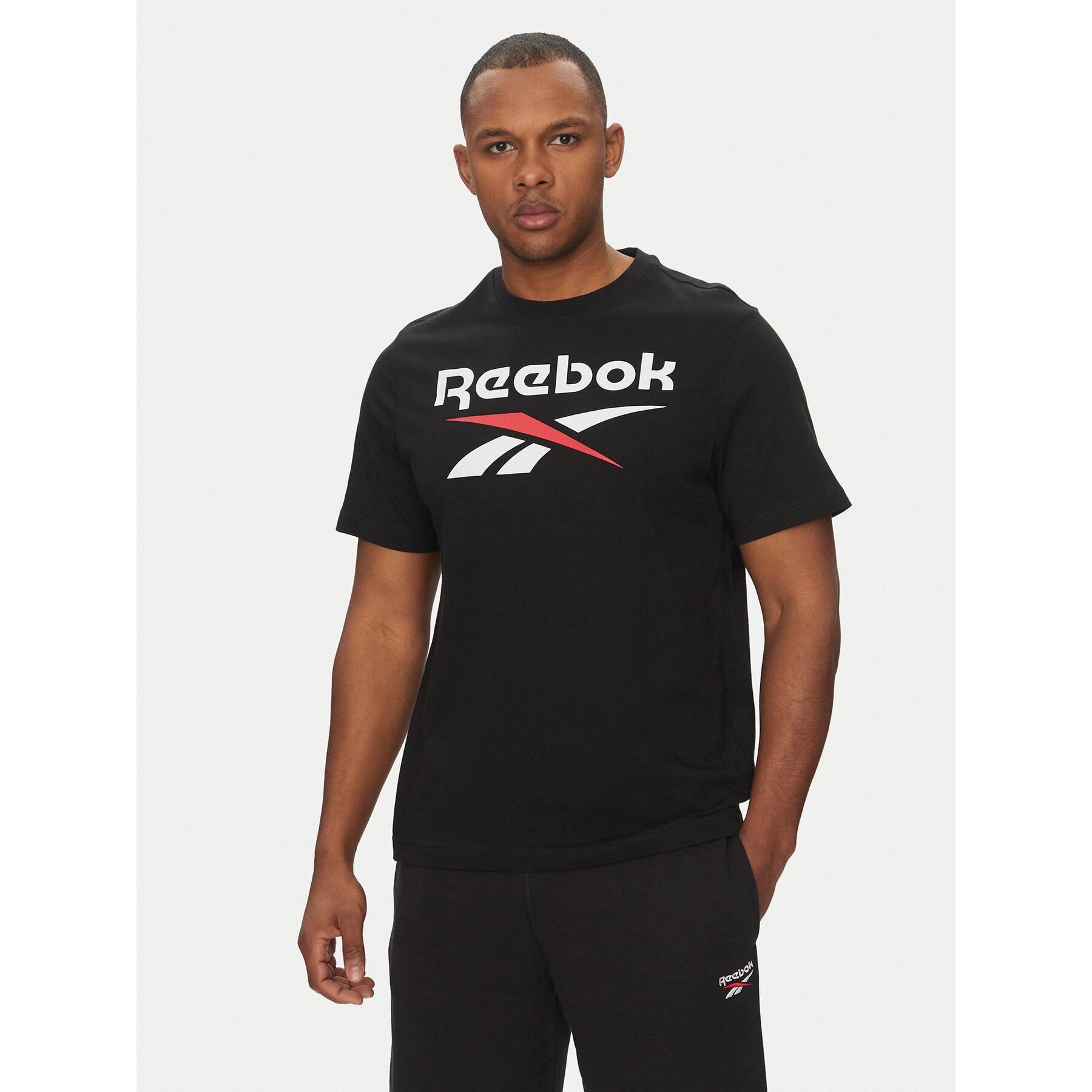Reebok T-Shirt 100216166 Μαύρο Regular Fit