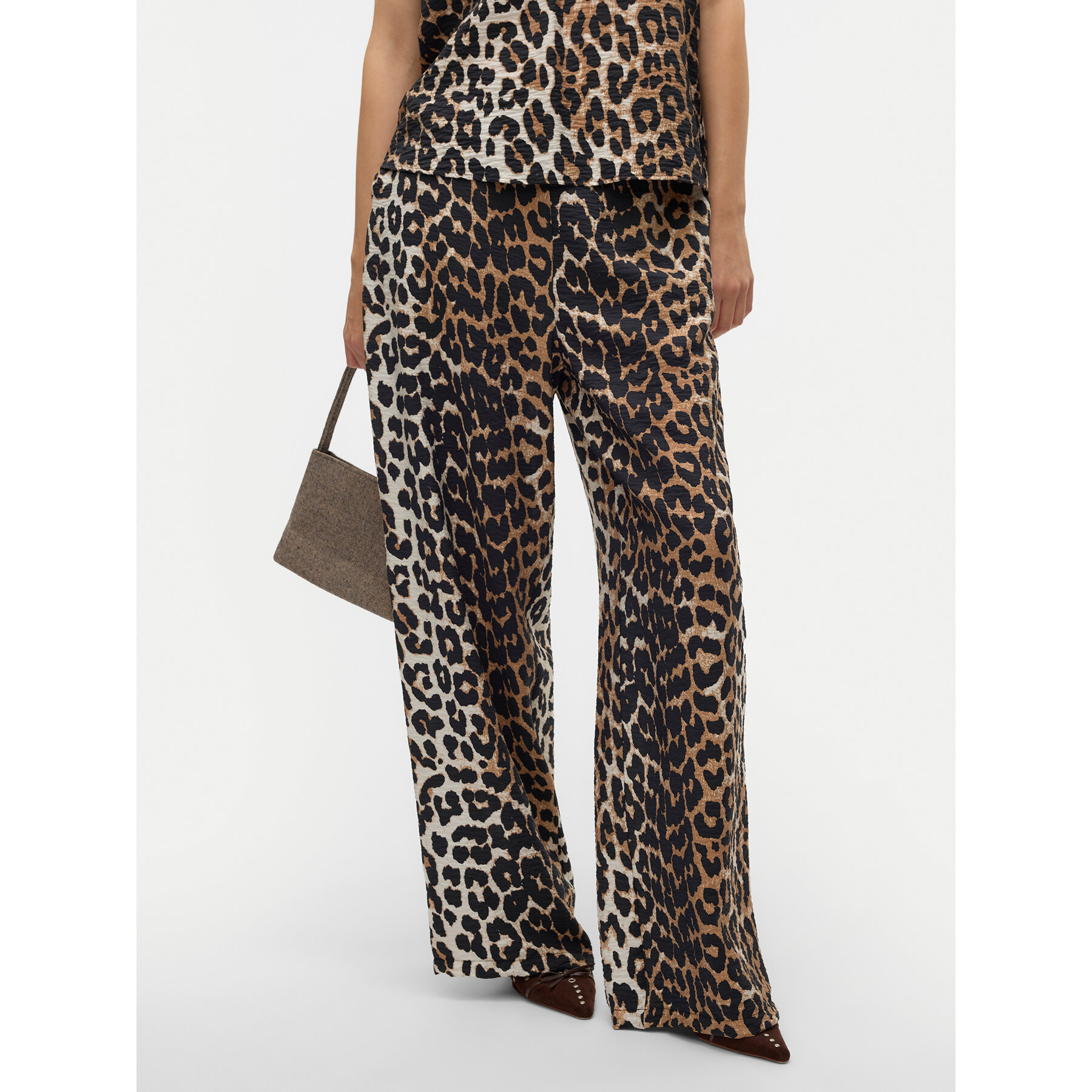 Vero Moda Stoffhose Josie 10303759 Braun Wide Leg