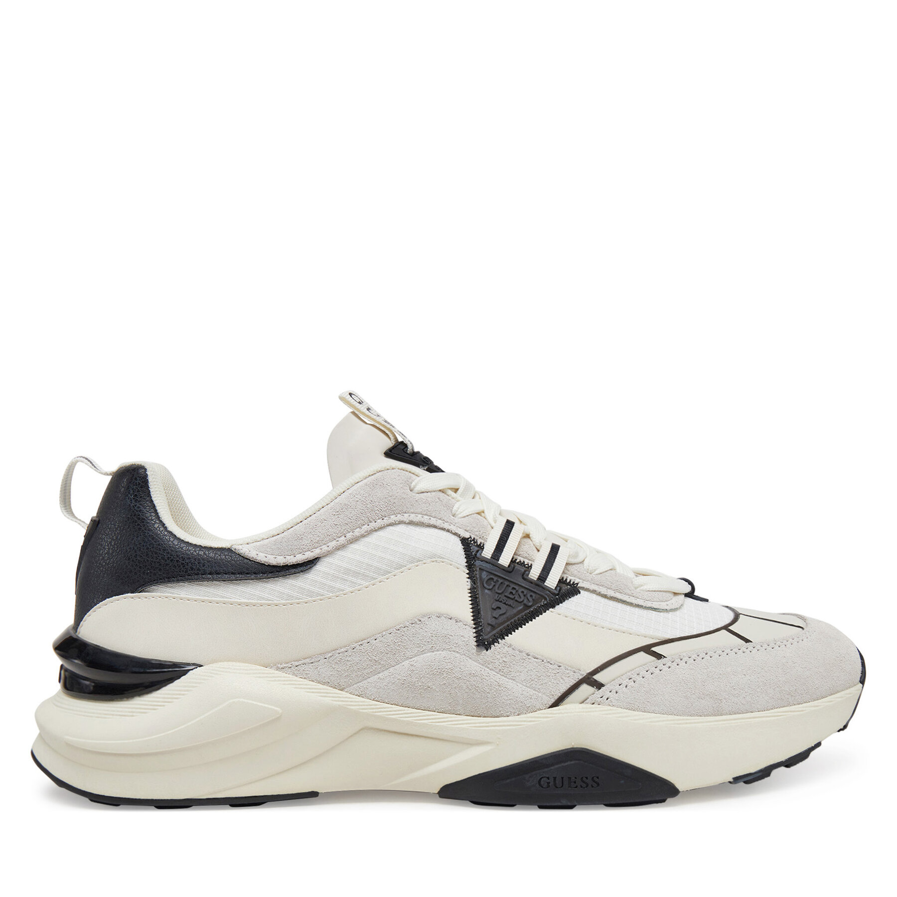 Sneakersy Guess FMJVAL ELE12 Biela