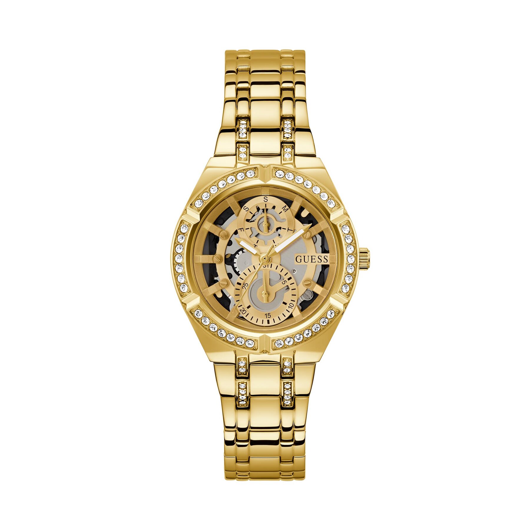 Ρολόι Guess Allara GW0604L2 Χρυσό