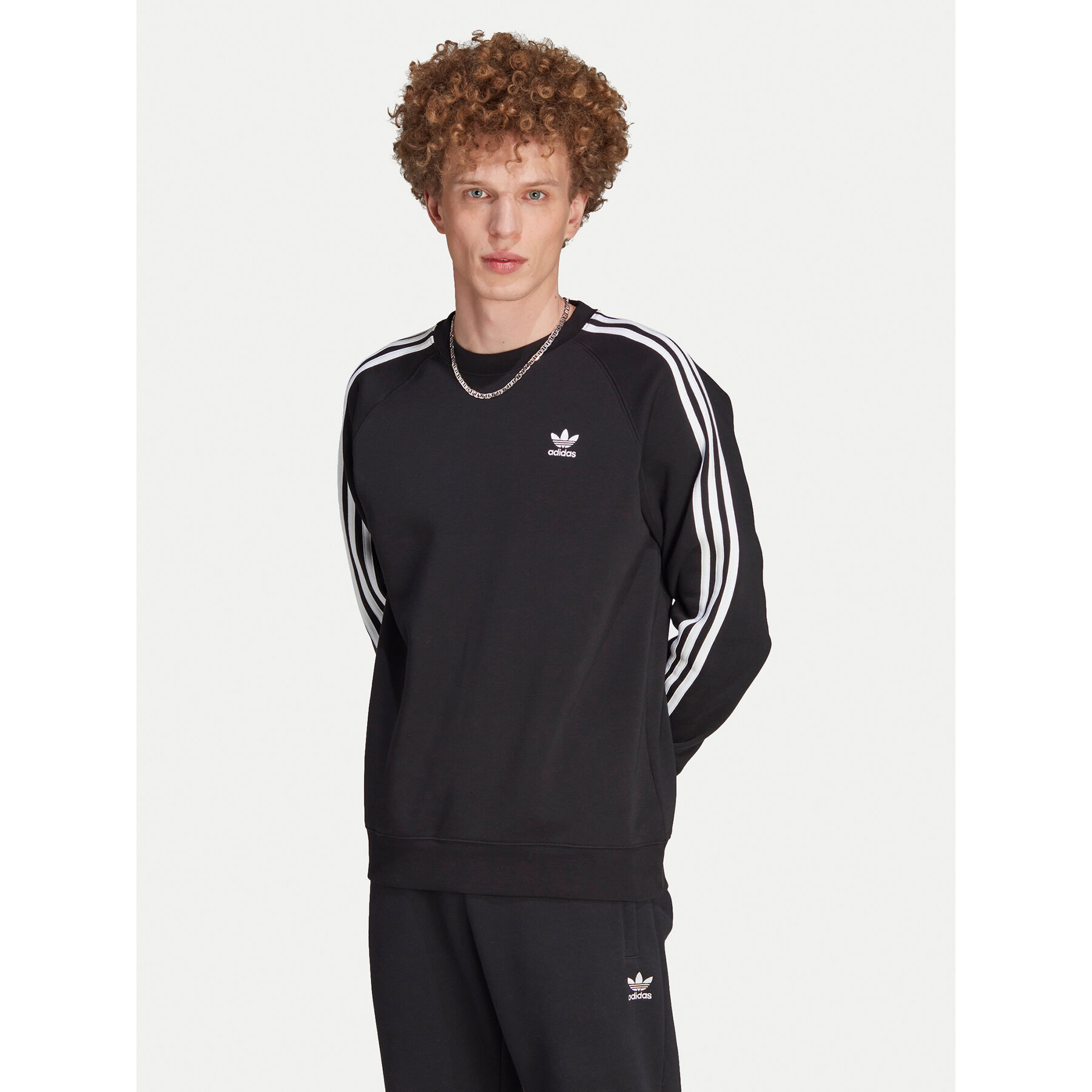 adidas Sweatshirt adicolor Classics 3-Stripes IM2087 Schwarz Regular Fit